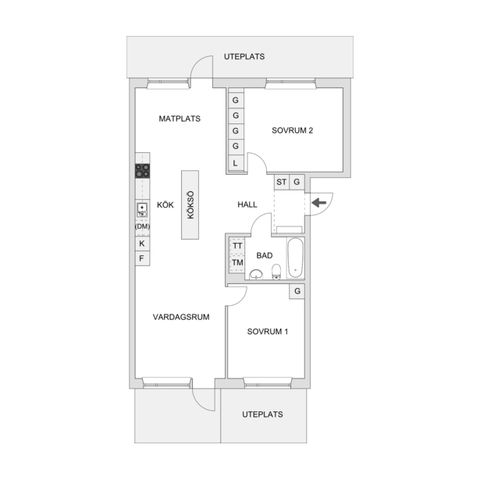 Bostadsrätt, Ågesta broväg 77, Farsta, Stockholm