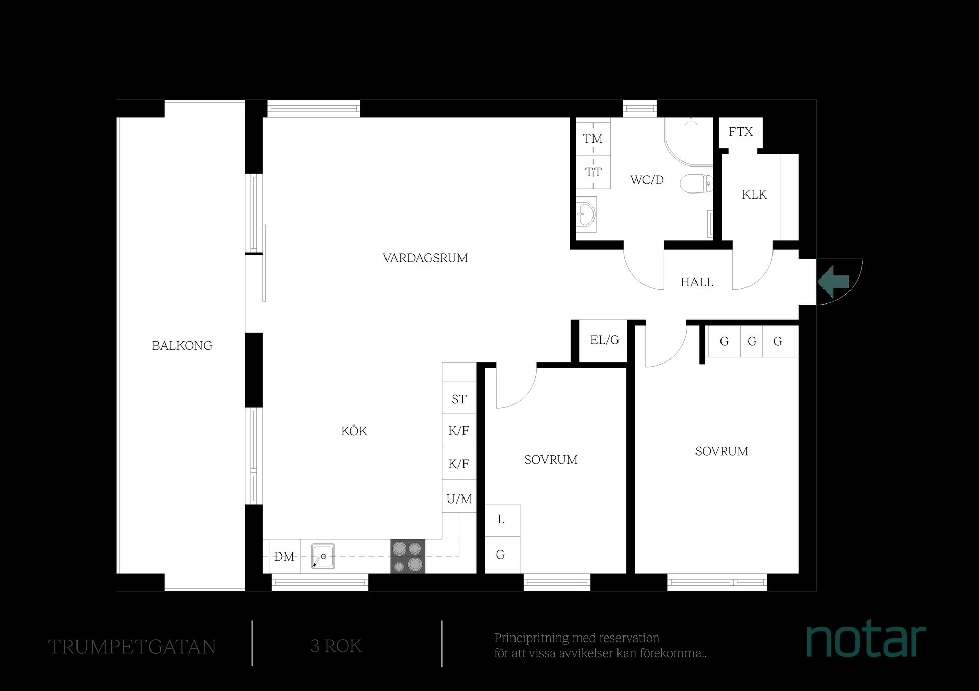 Bostadsrätt, Trumpetgatan 6, Västra Frölunda, Göteborg