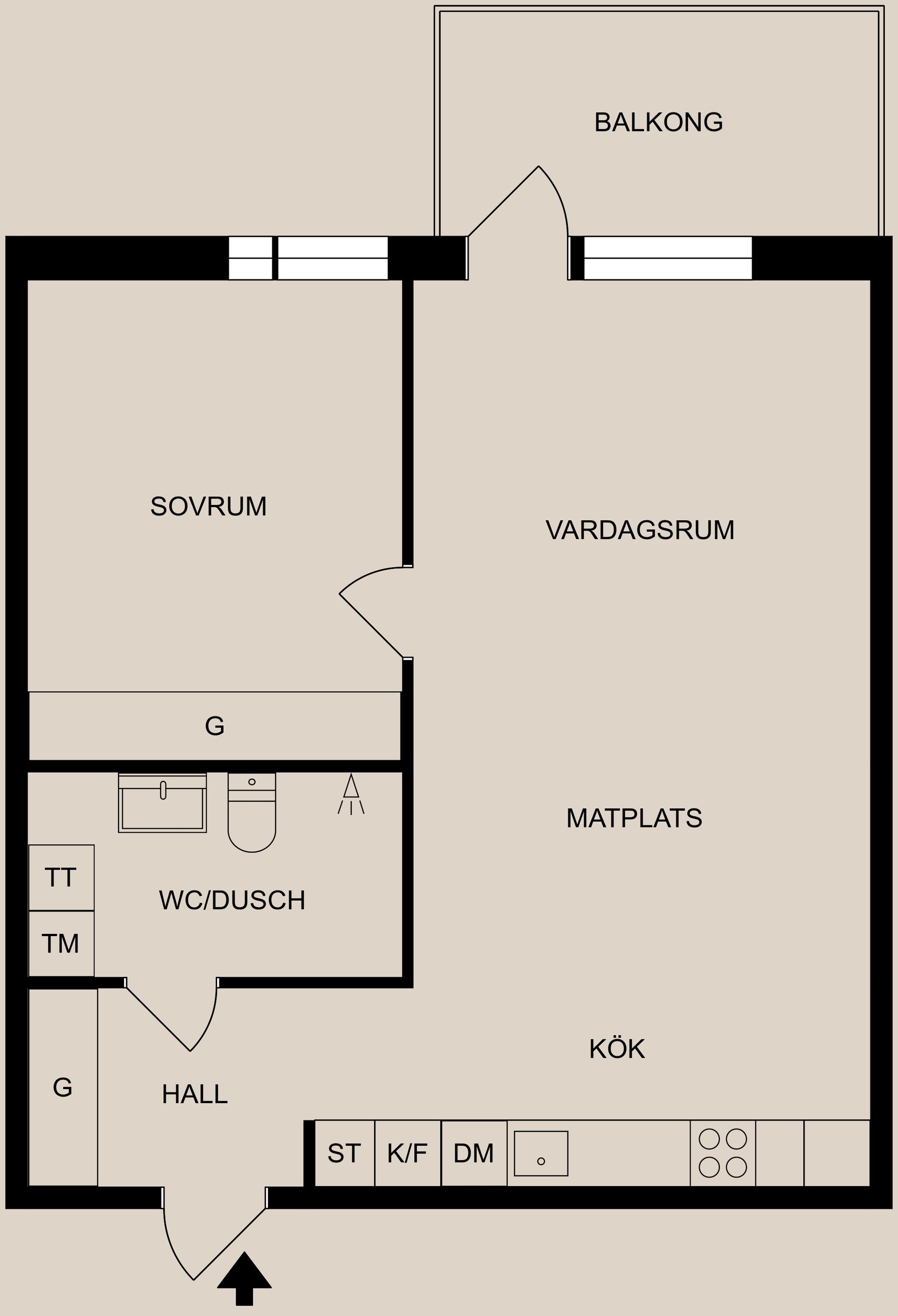 Bostadsrätt, Aktergatan 12, Lindö, Norrköping