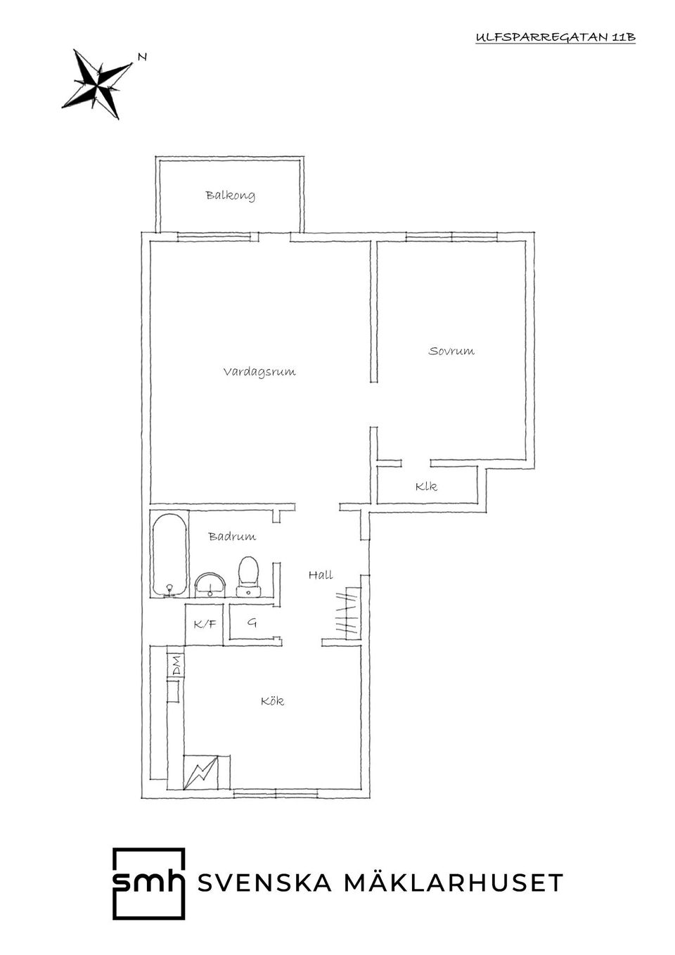 Bostadsrätt, Ulfsparregatan 11B, Lunden, Göteborg