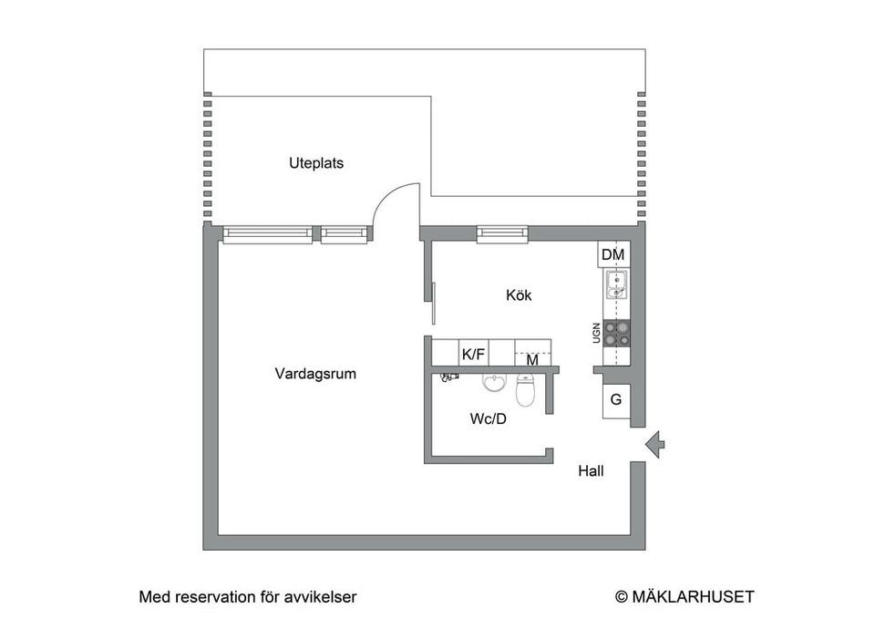 Bostadsrätt, Bygatan 19, Huvudsta, Solna