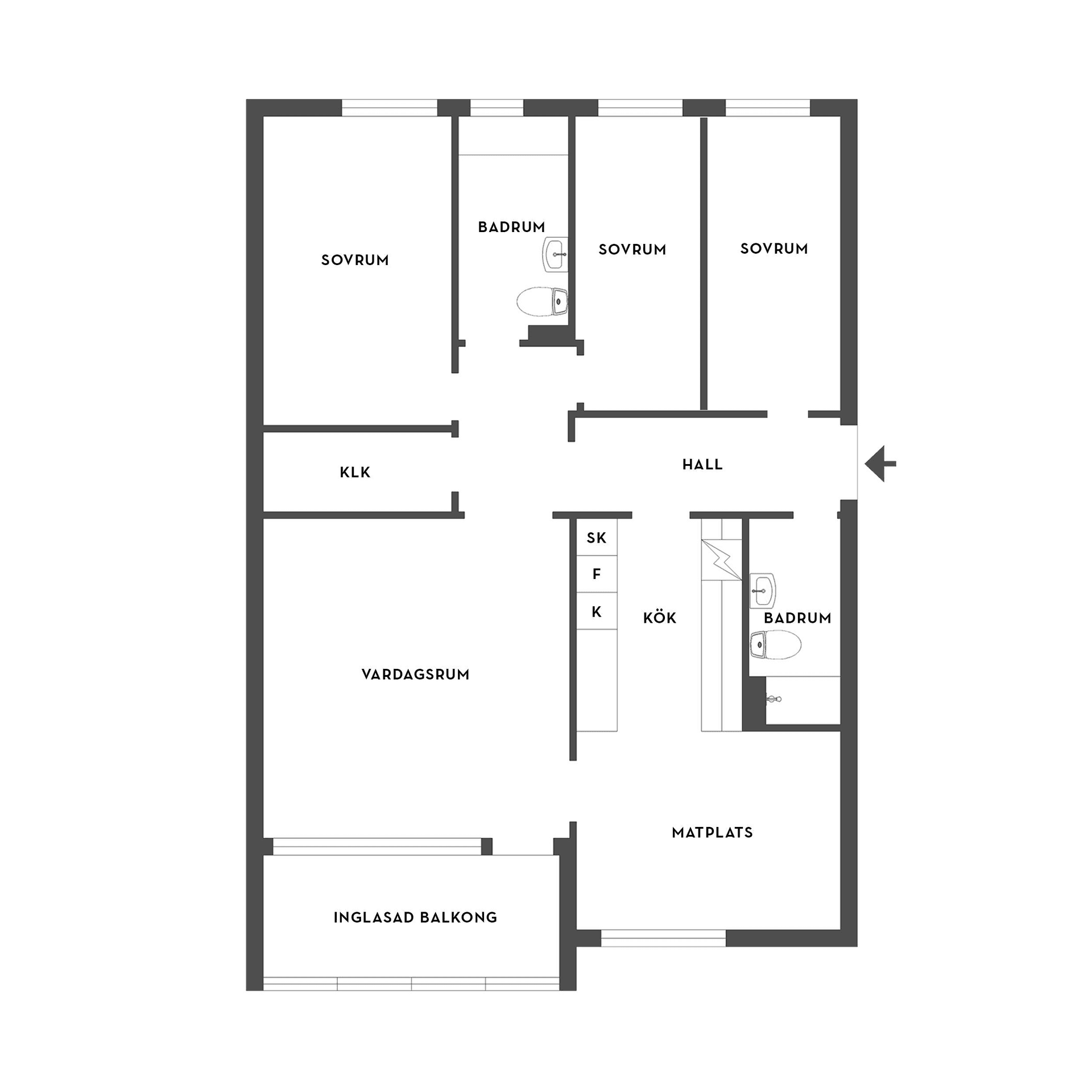 Bostadsrätt, Lundenvägen 31B, Lunden, Skövde
