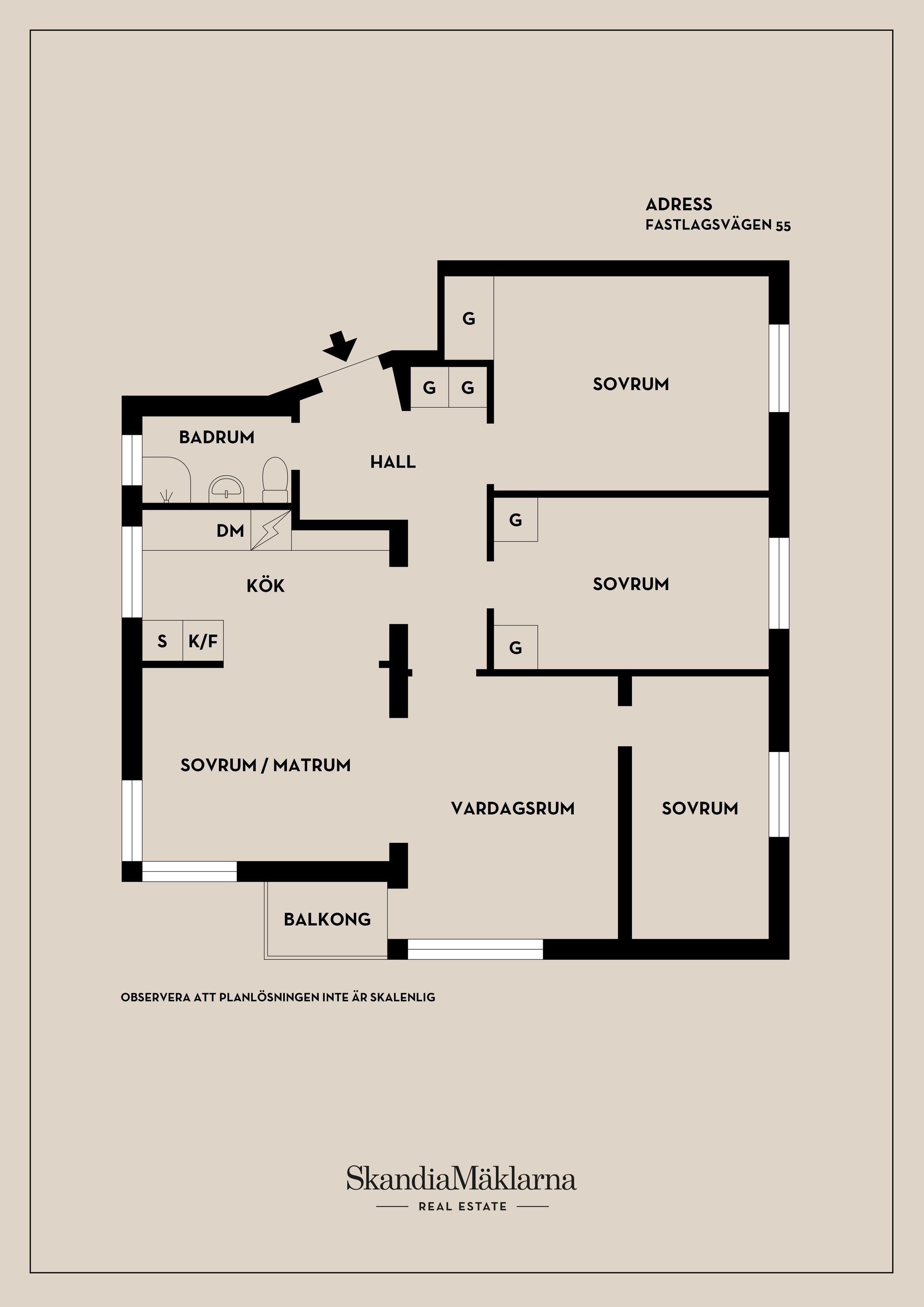 Bostadsrätt, Fastlagsvägen 55, Aspudden/Midsommarkransen, Stockholm