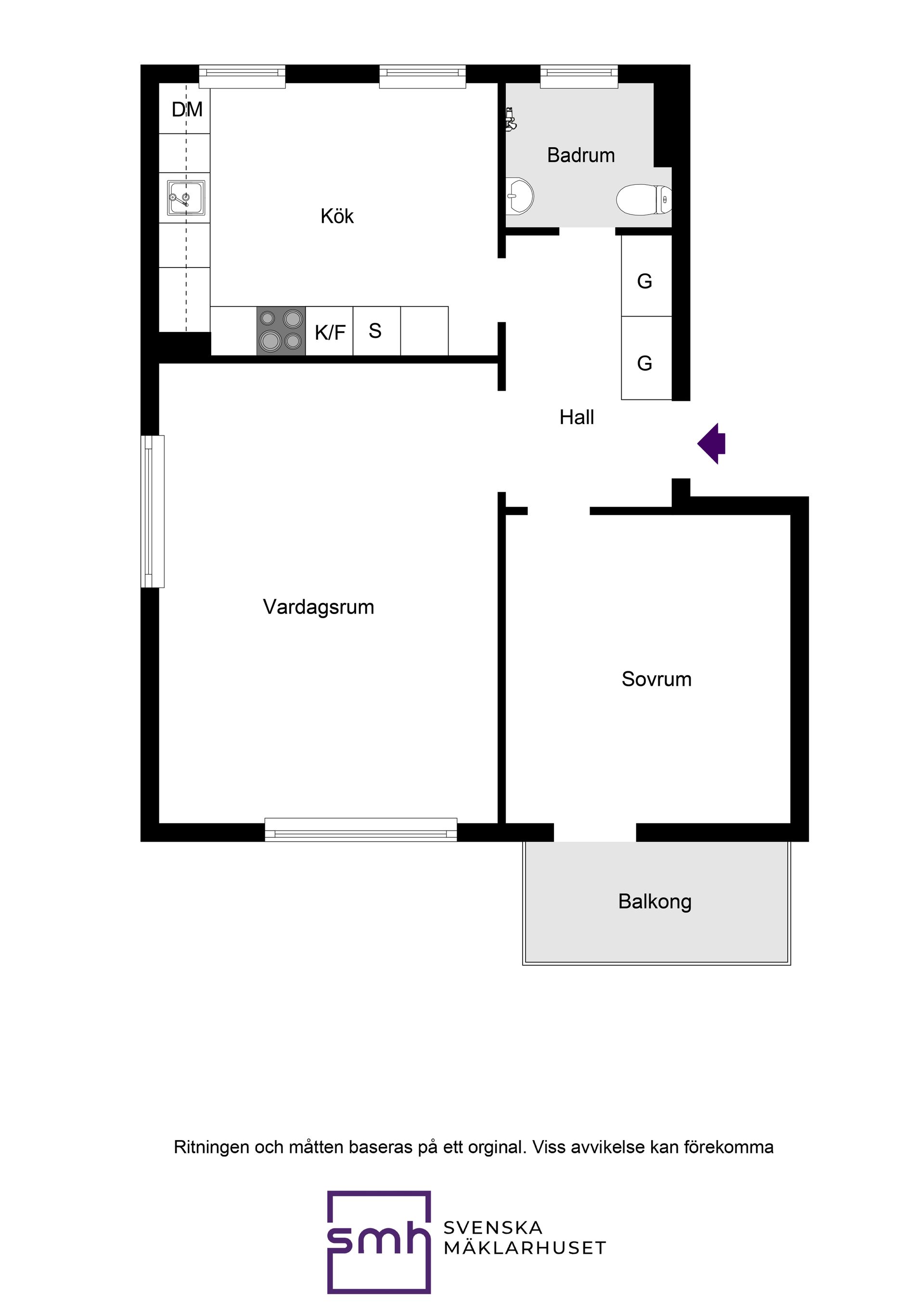 Bostadsrätt, Bergslagsvägen 25, Bromma / Brommaplan, Stockholm