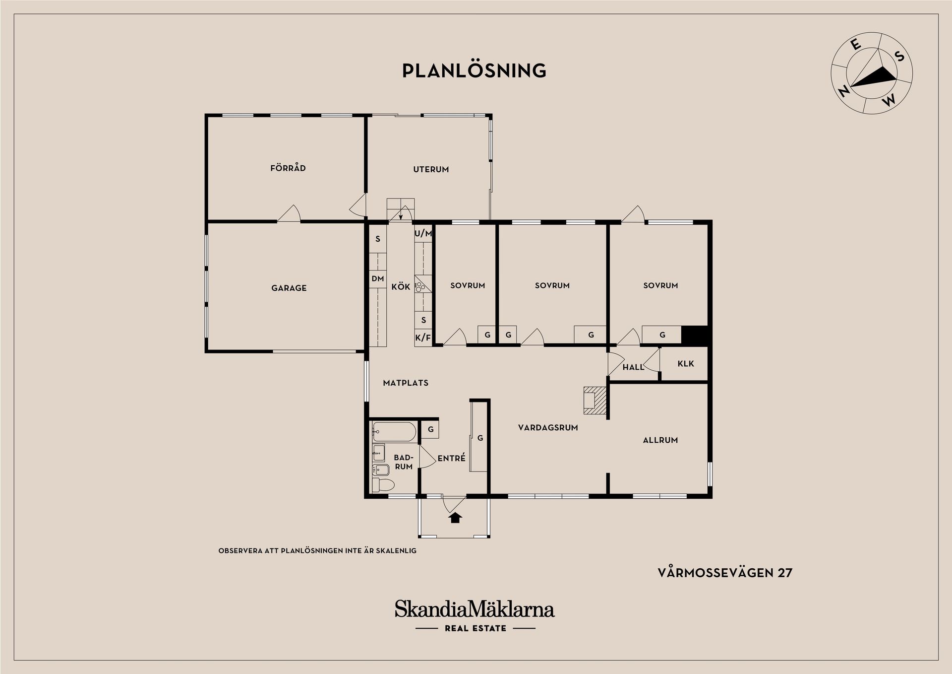 Villa, Vårmossevägen 27, Nyköping