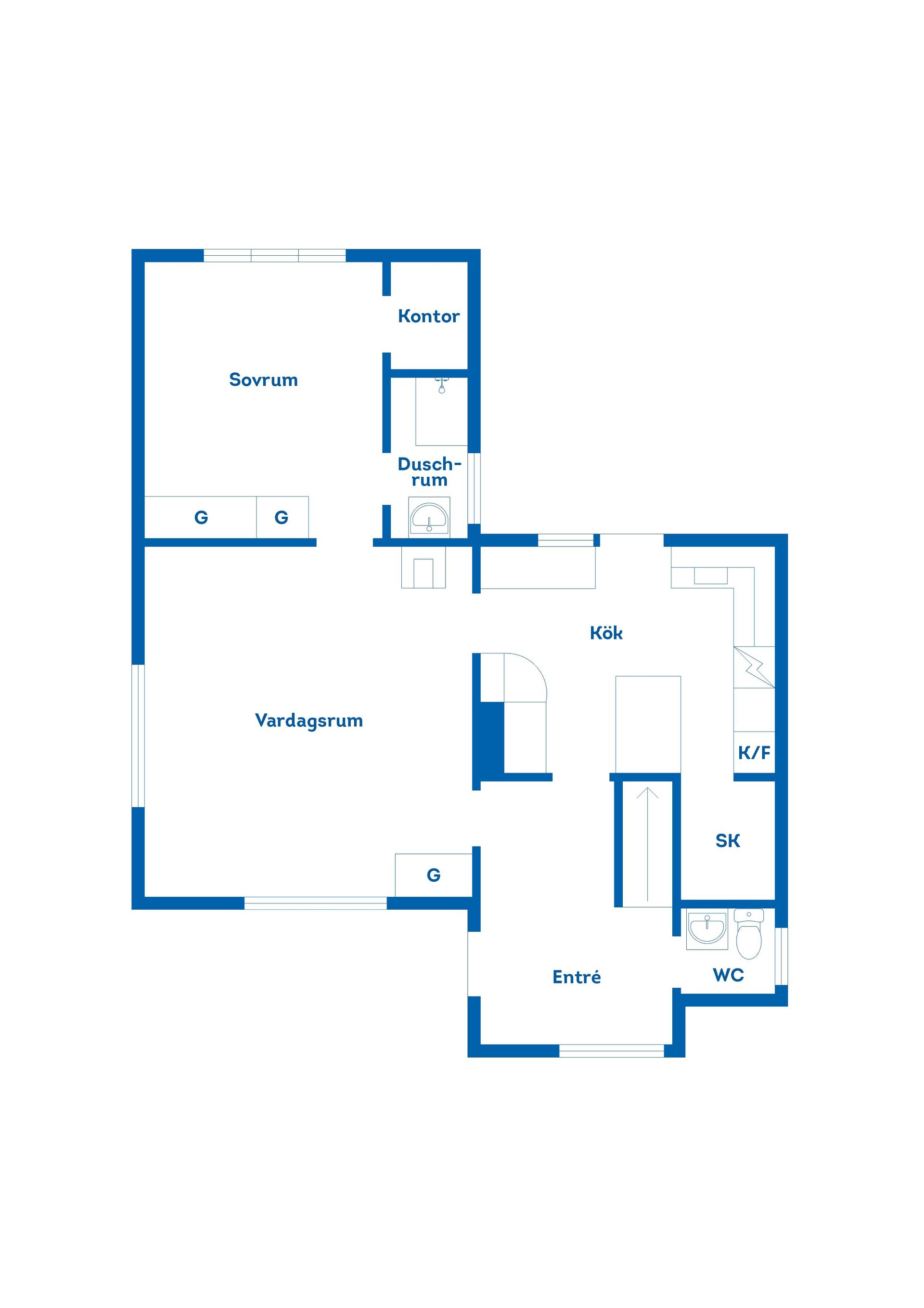 Villa, Kvarnliden 5, Larv, Vara