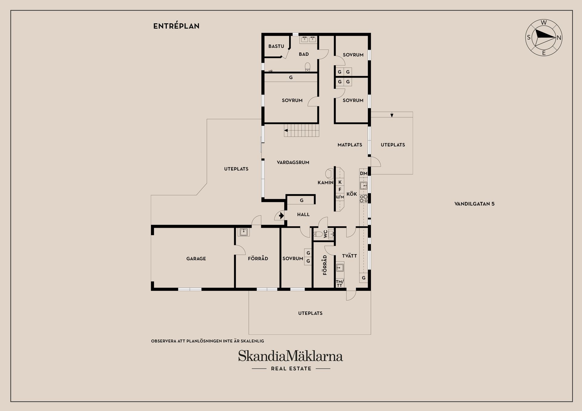 Villa, Vandilgatan 5, Ytterby, Kungälv