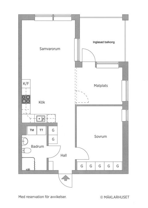 Bostadsrätt, Näckens Väg 6, Tomtebo, Umeå