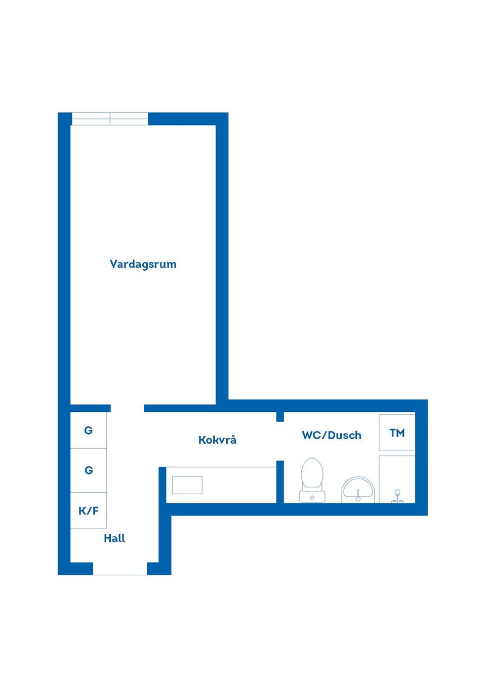 Bostadsrätt, Axel Träffs gata 7, Centrala Mjölby, Mjölby