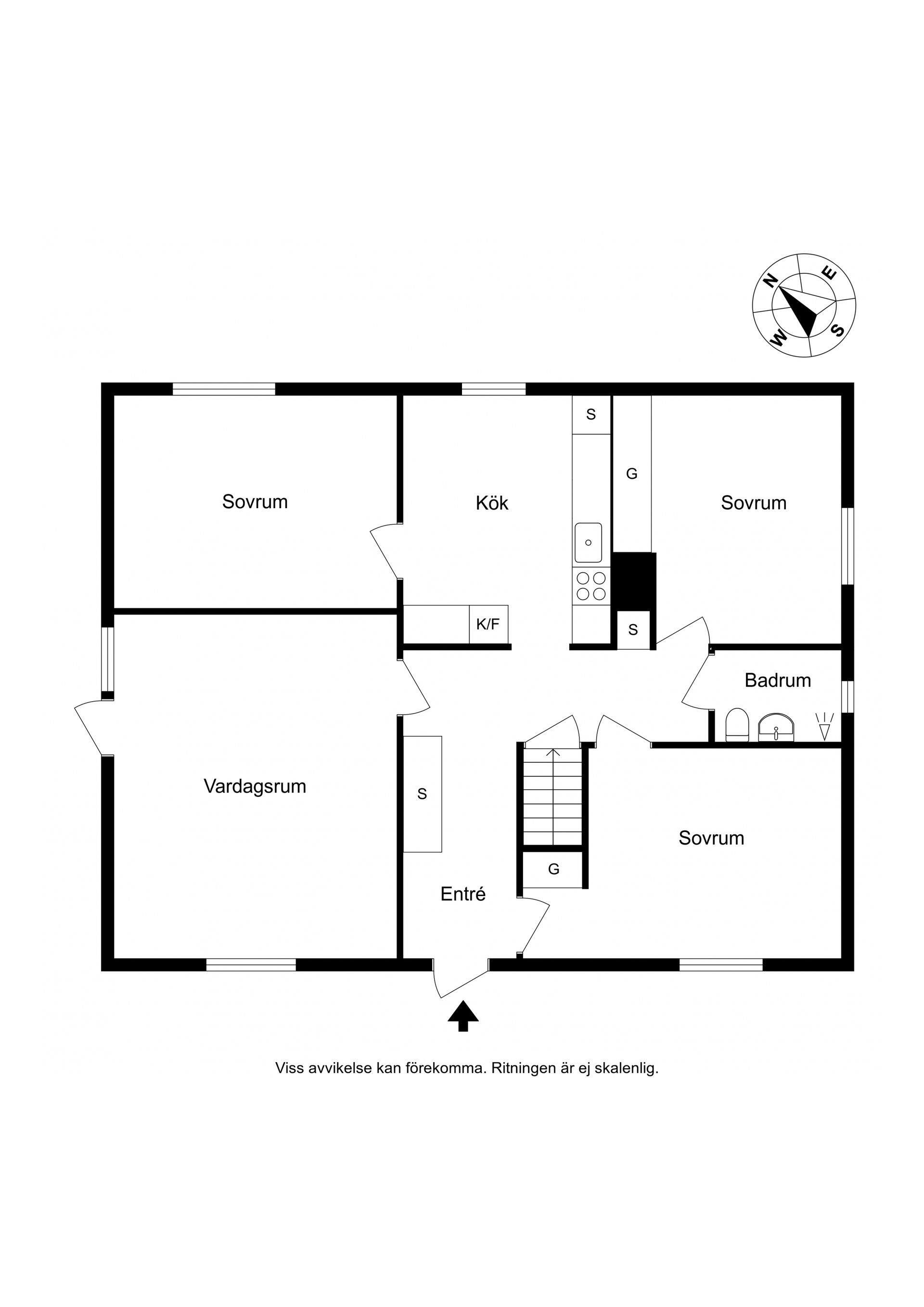 Villa, Strängvägen 16, Veddige, Varberg