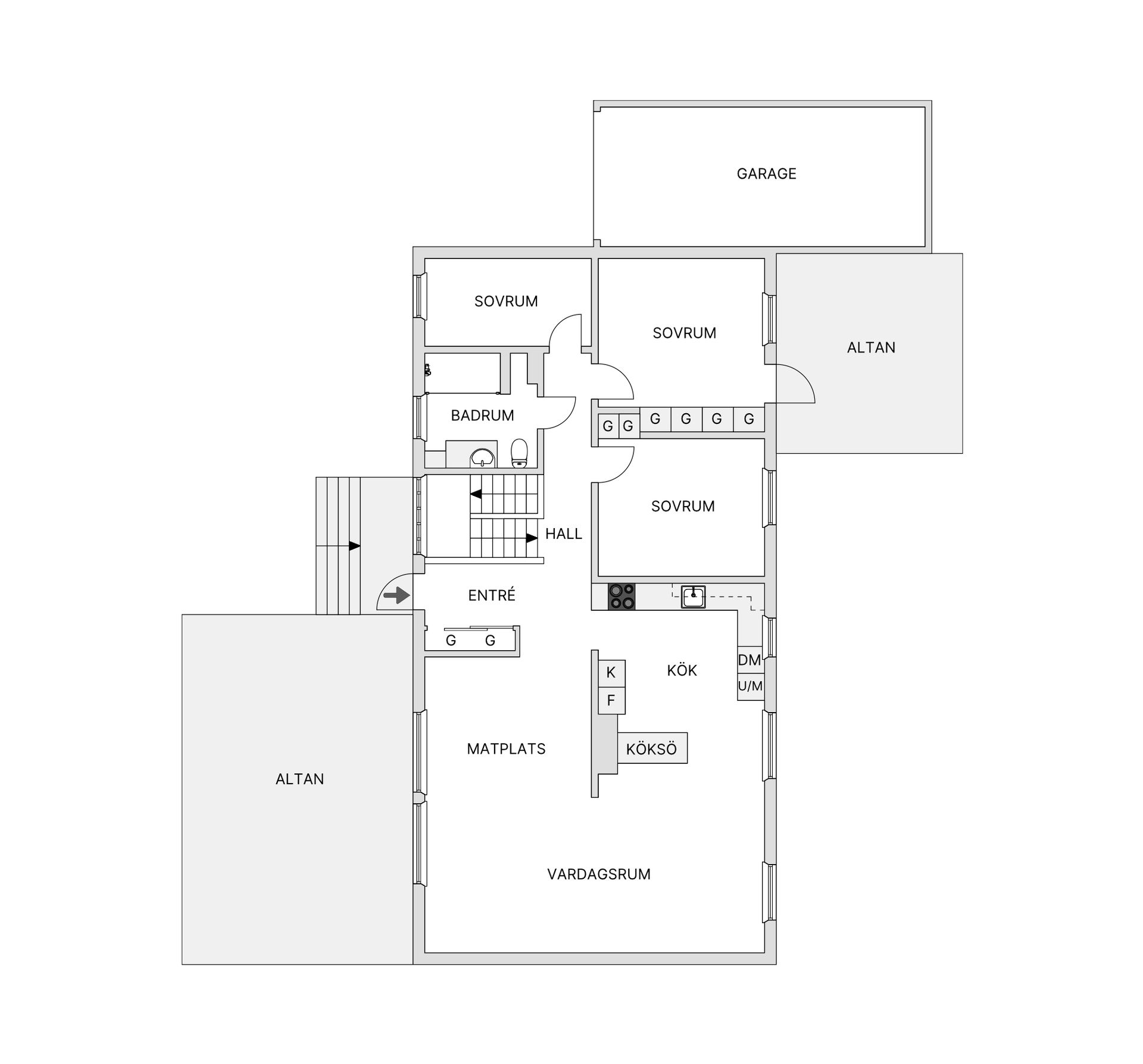 Villa, Skogsgränd 4, Tosseryd, Borås