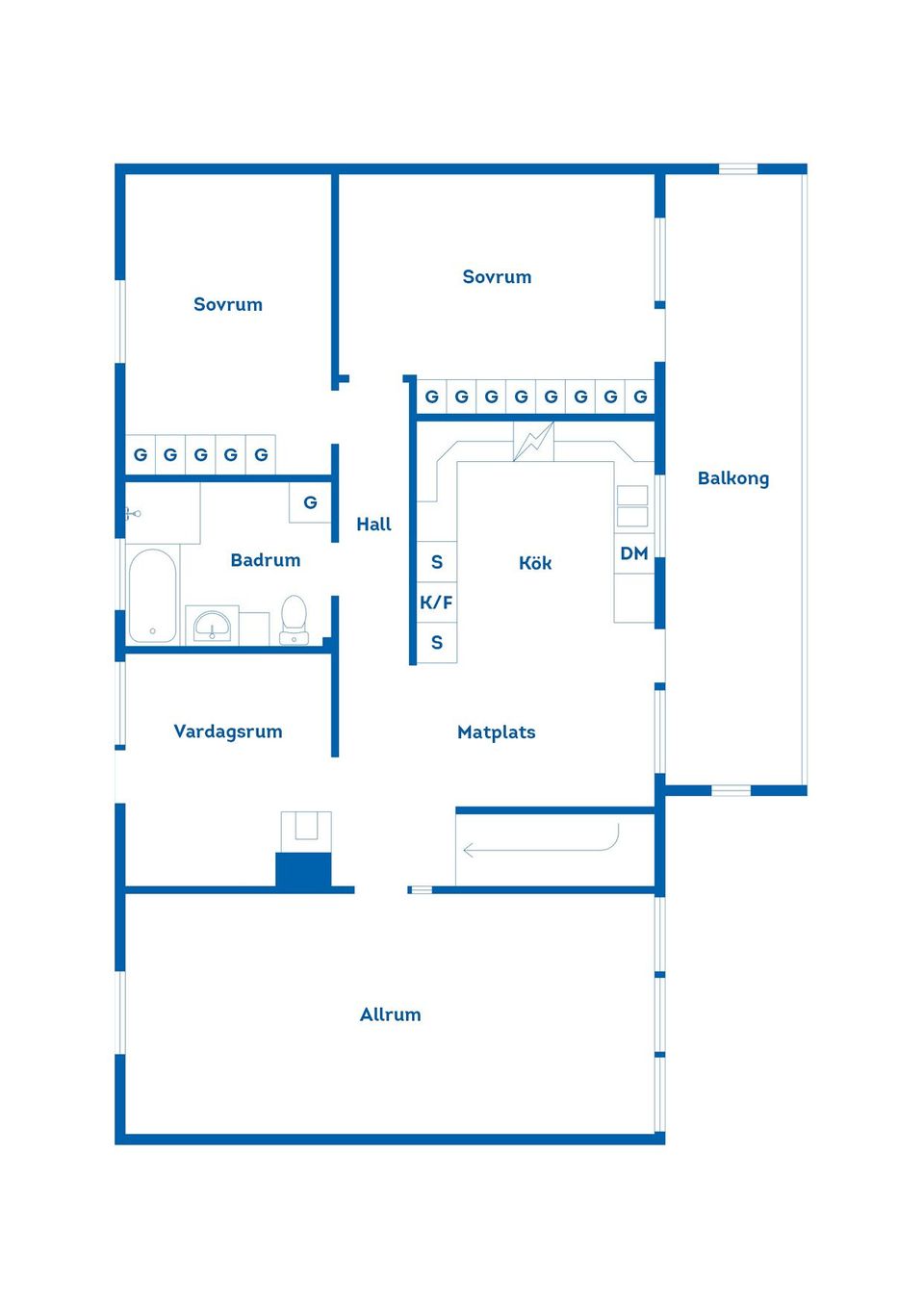 Villa, Dammvägen 8, Hallaryd, Älmhult