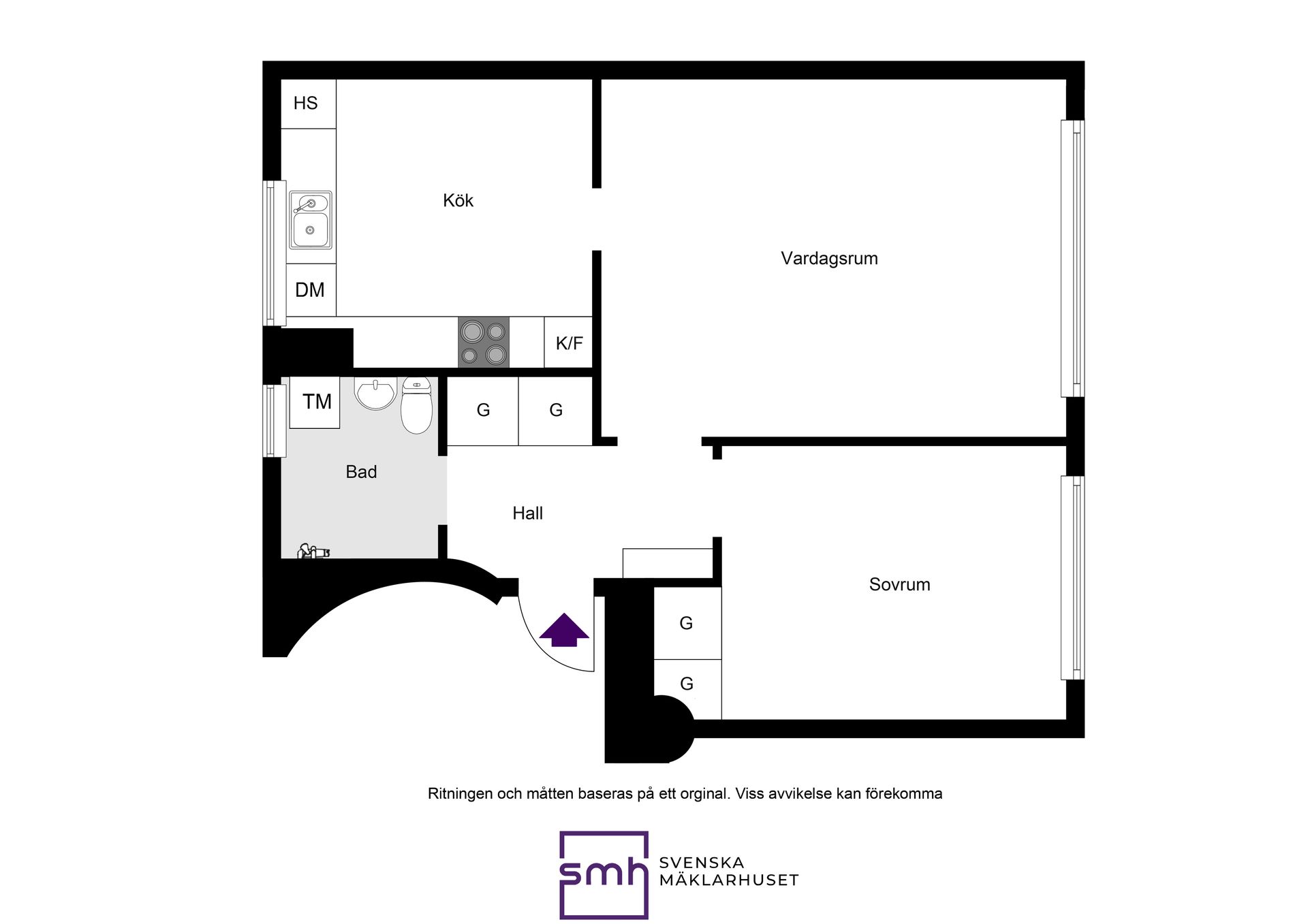 Bostadsrätt, Spångavägen 13, Bromma / Brommaplan, Stockholm