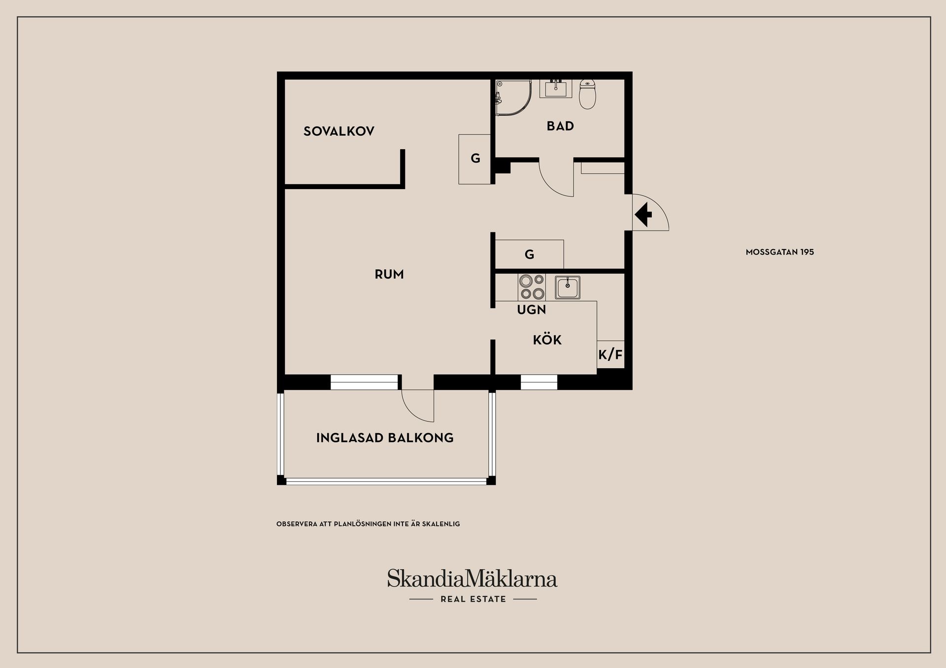 Bostadsrätt, Mossgatan 195, Rud, Karlstad