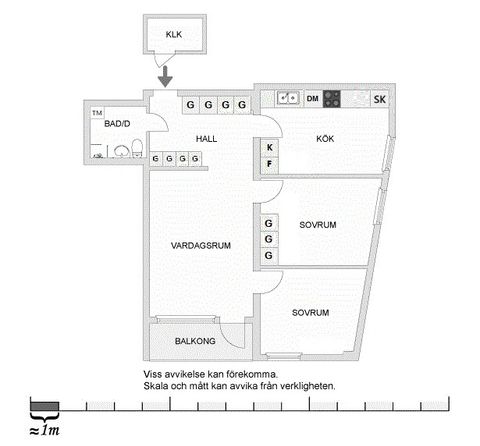 Bostadsrätt, Näsbydalsvägen 10,3tr, Näsbydal, Täby