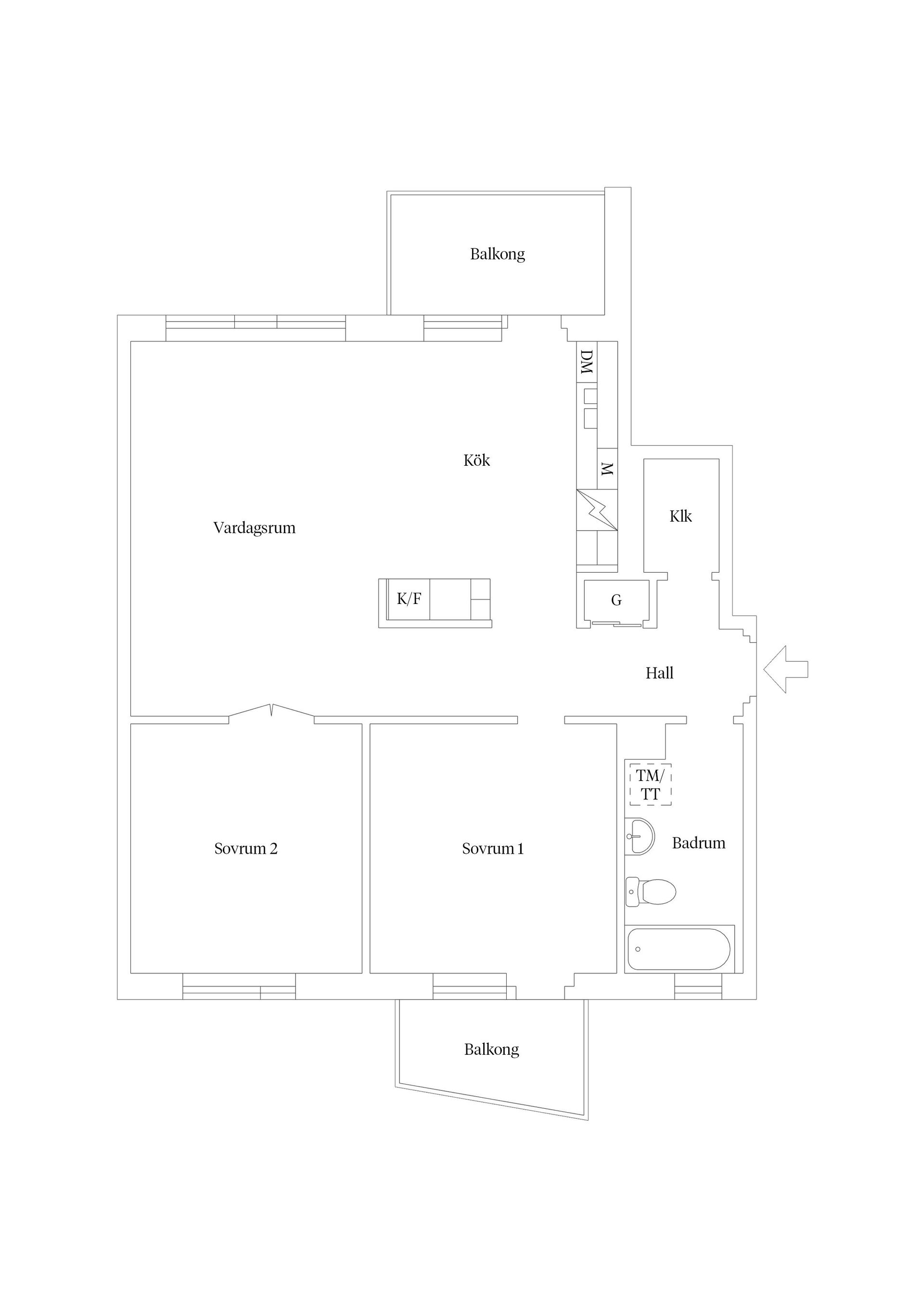 Bostadsrätt, Djupdalsvägen 4E, Edsbacka, Sollentuna