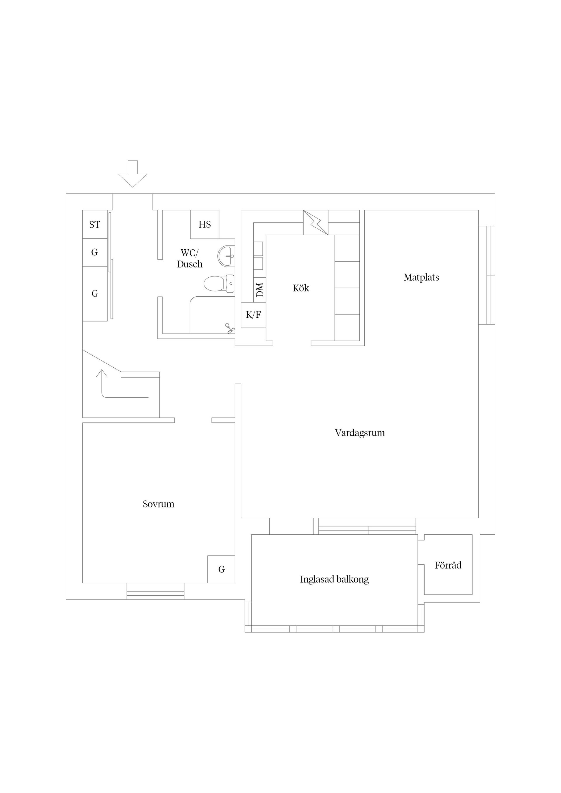 Bostadsrätt, Klunkens Backe 1, Berga, Kalmar