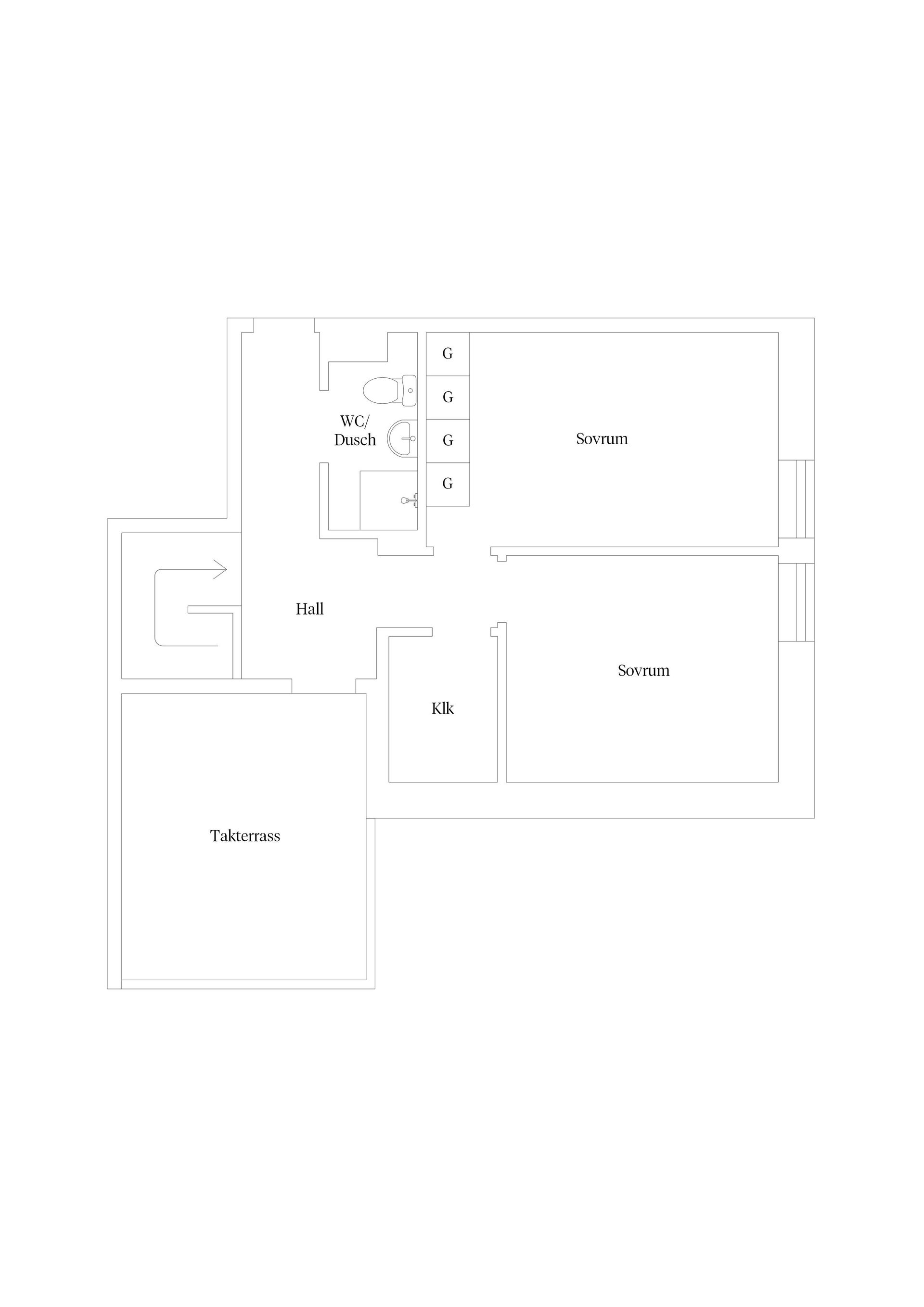 Bostadsrätt, Klunkens Backe 1, Berga, Kalmar
