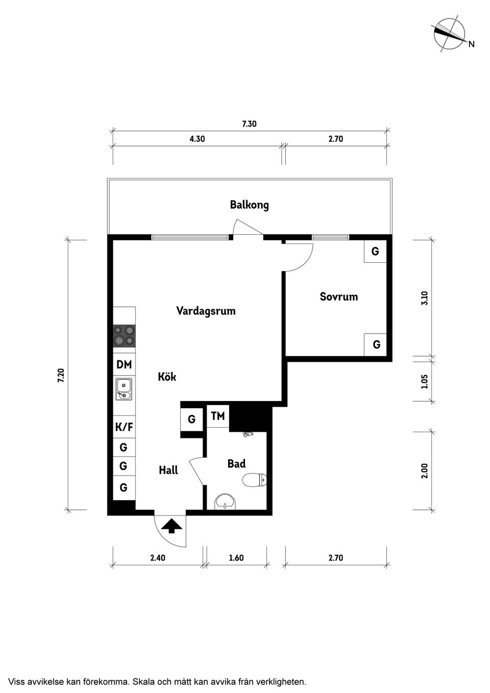 Bostadsrätt, Drottninggatan 21A, Kungsbacka Stad, Kungsbacka