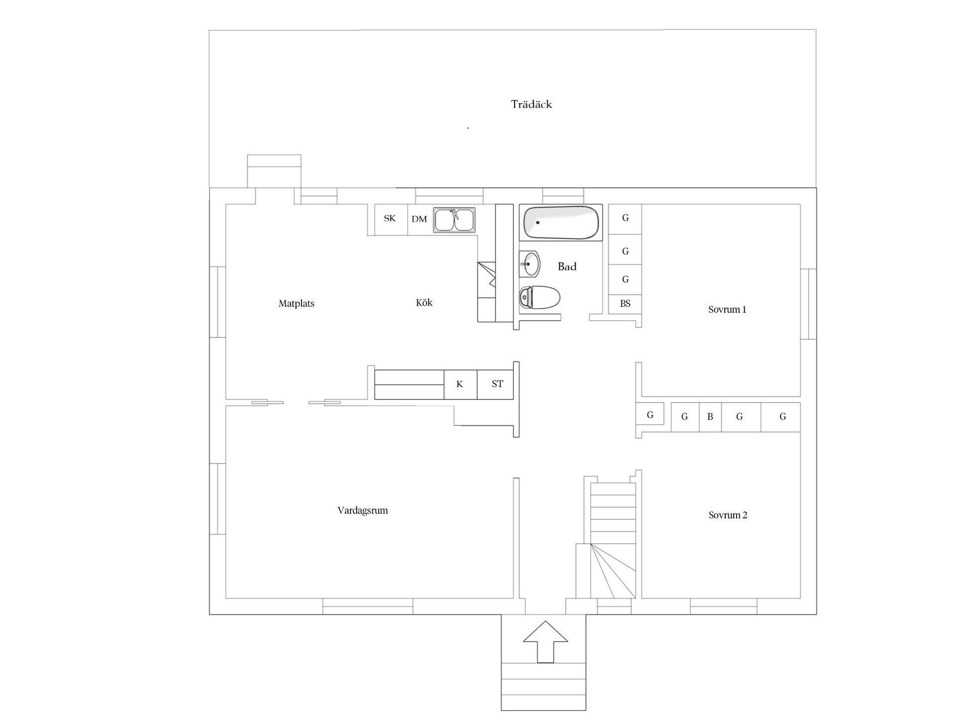 Villa, Stickgatan 3, Borrby, Simrishamn