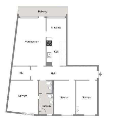 Bostadsrätt, Lädersättravägen 101, Kallhäll, Järfälla