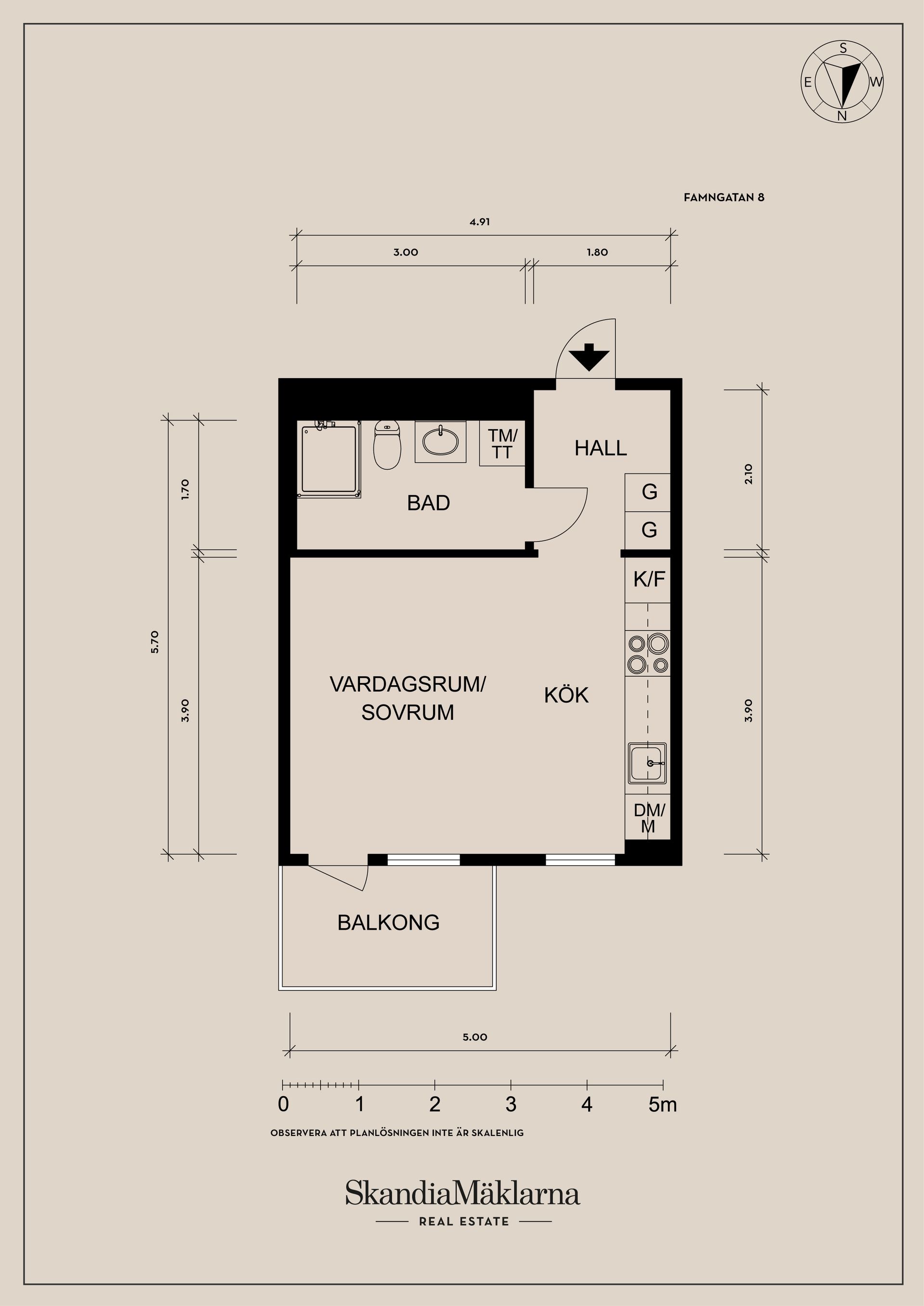 Bostadsrätt, Famngatan 8, Flatås, Göteborg