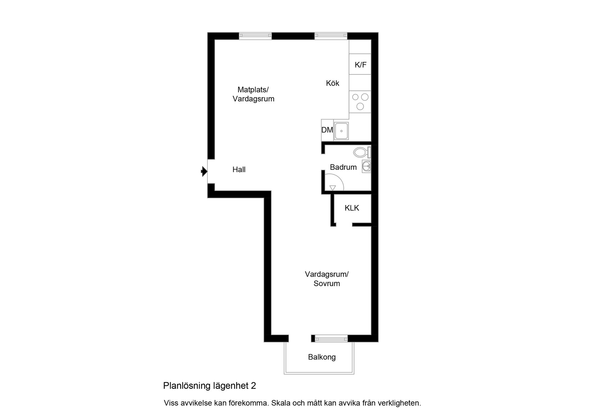 Bostadsrätt, Fabriksvägen 5A, Vrena, Nyköping