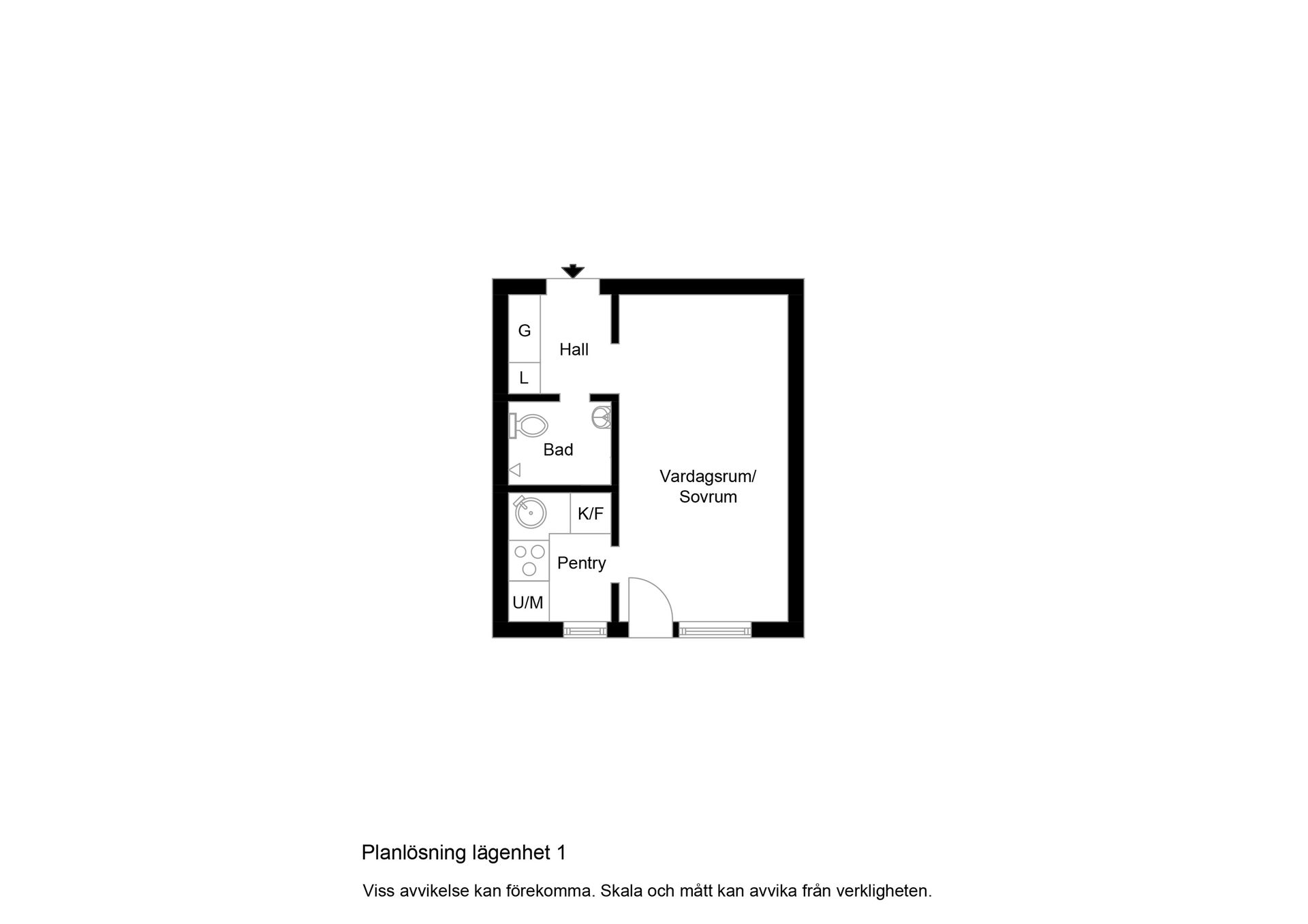 Bostadsrätt, Fabriksvägen 5A, Vrena, Nyköping