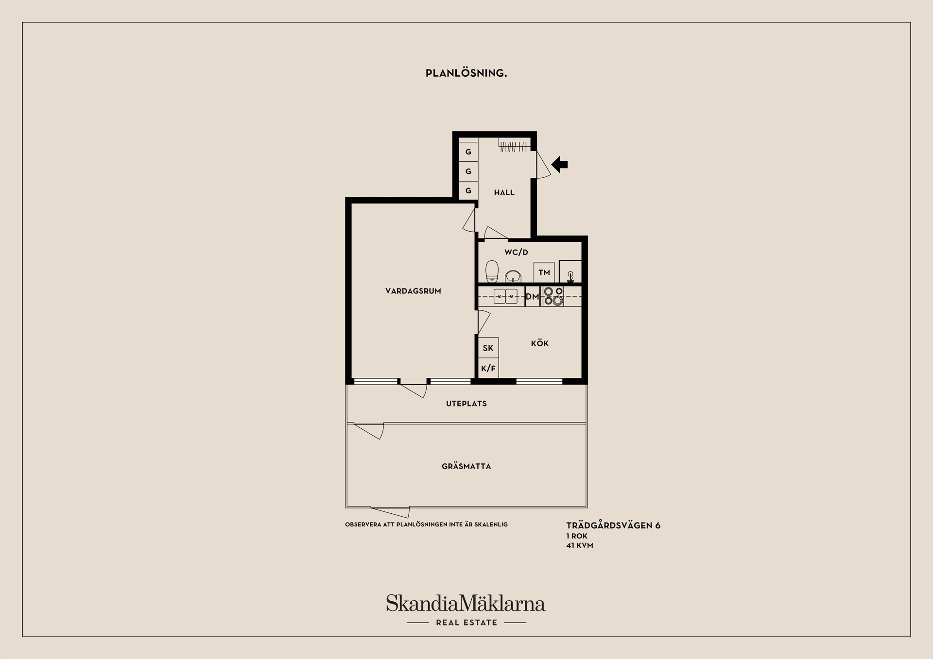 Bostadsrätt, Trädgårdsvägen 6, Runby, Upplands Väsby