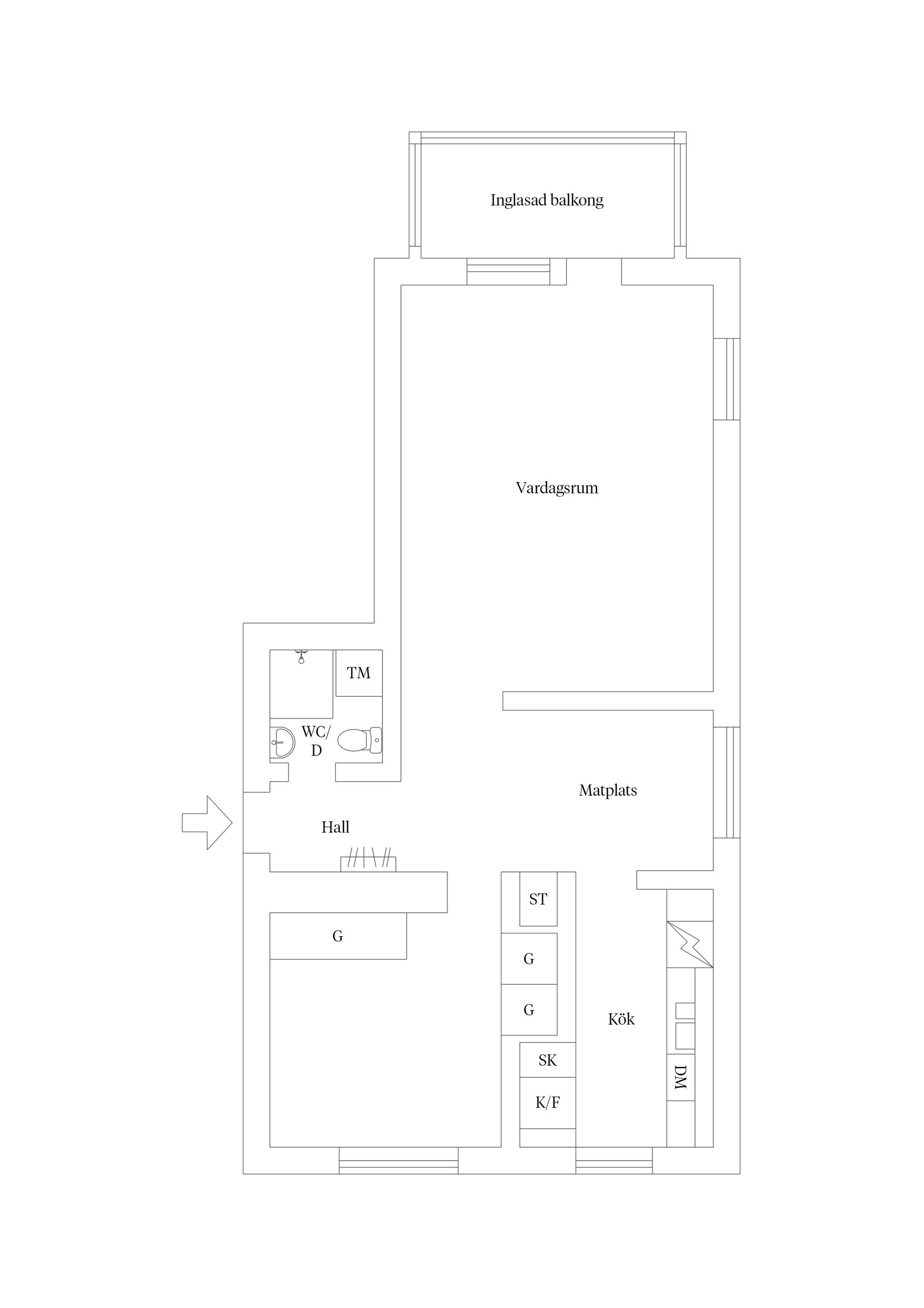 Bostadsrätt, Förlandsgränd 4A, Centralt, Östersund