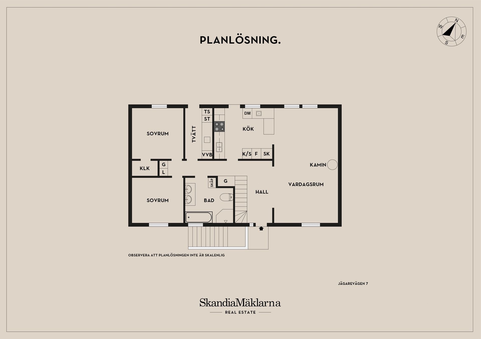 Villa, Jägarevägen 7, Löddenäs, Lomma
