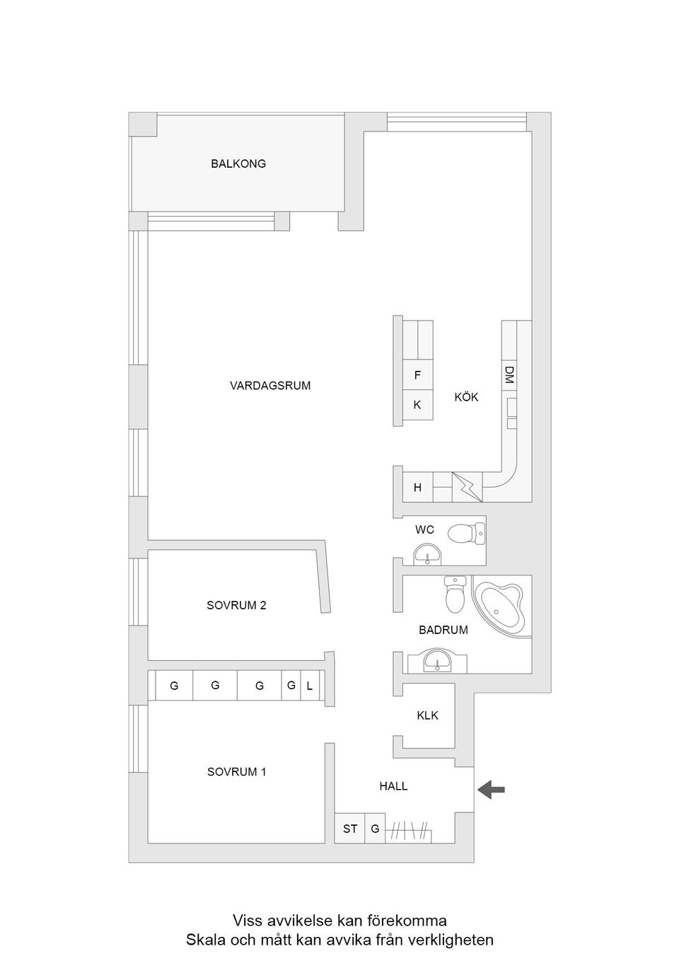 Bostadsrätt, Kaserngården 12, Grenadjärdstaden, Örebro