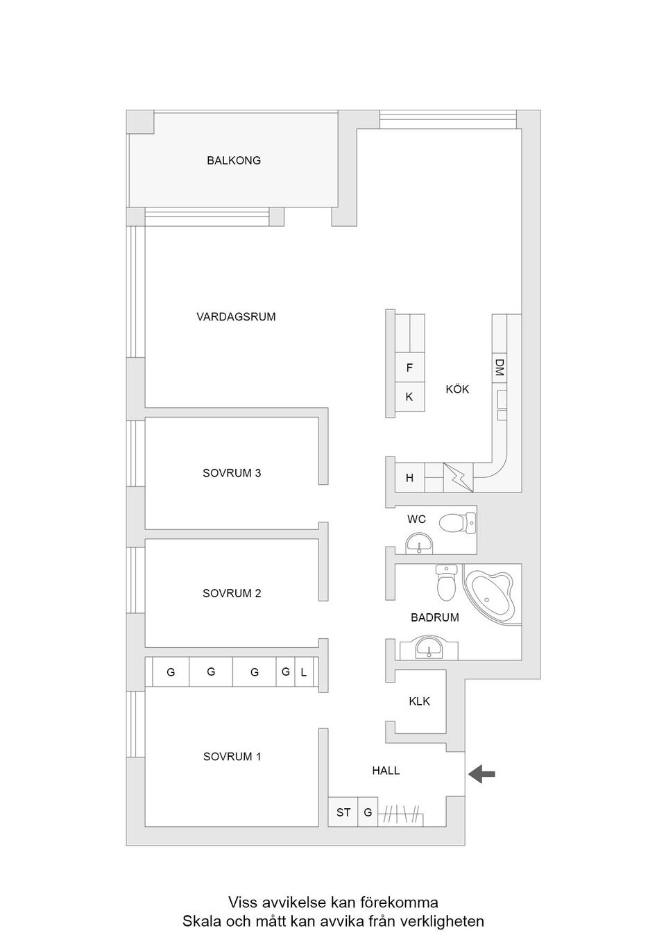 Bostadsrätt, Kaserngården 12, Grenadjärdstaden, Örebro