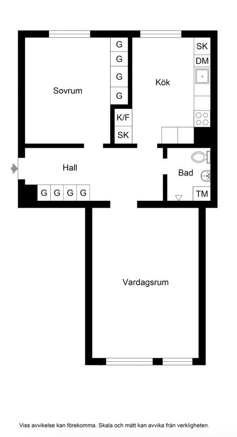 Bostadsrätt, Hannebergsgatan 13, Solna C/Fristaden, Solna