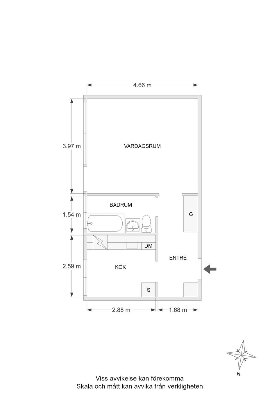 Bostadsrätt, Kongahällagatan 46B, Kungälv