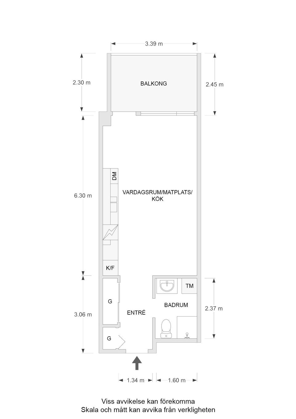 Bostadsrätt, Thorells gata 12, Centralt/Vasastaden, Linköping