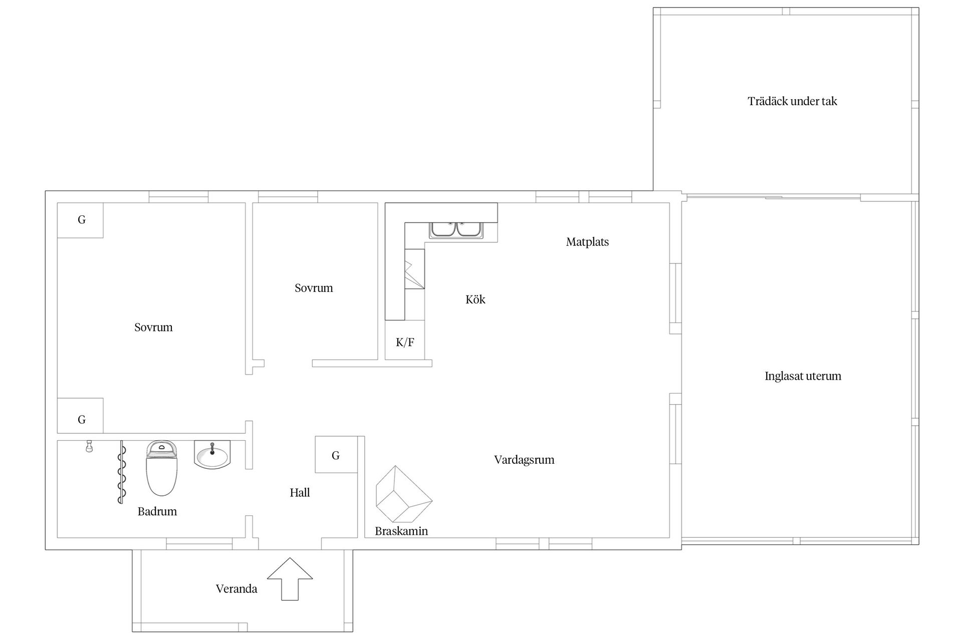 Villa, Manfred Ols väg 1, Degeberga Sommarby, Kristianstad