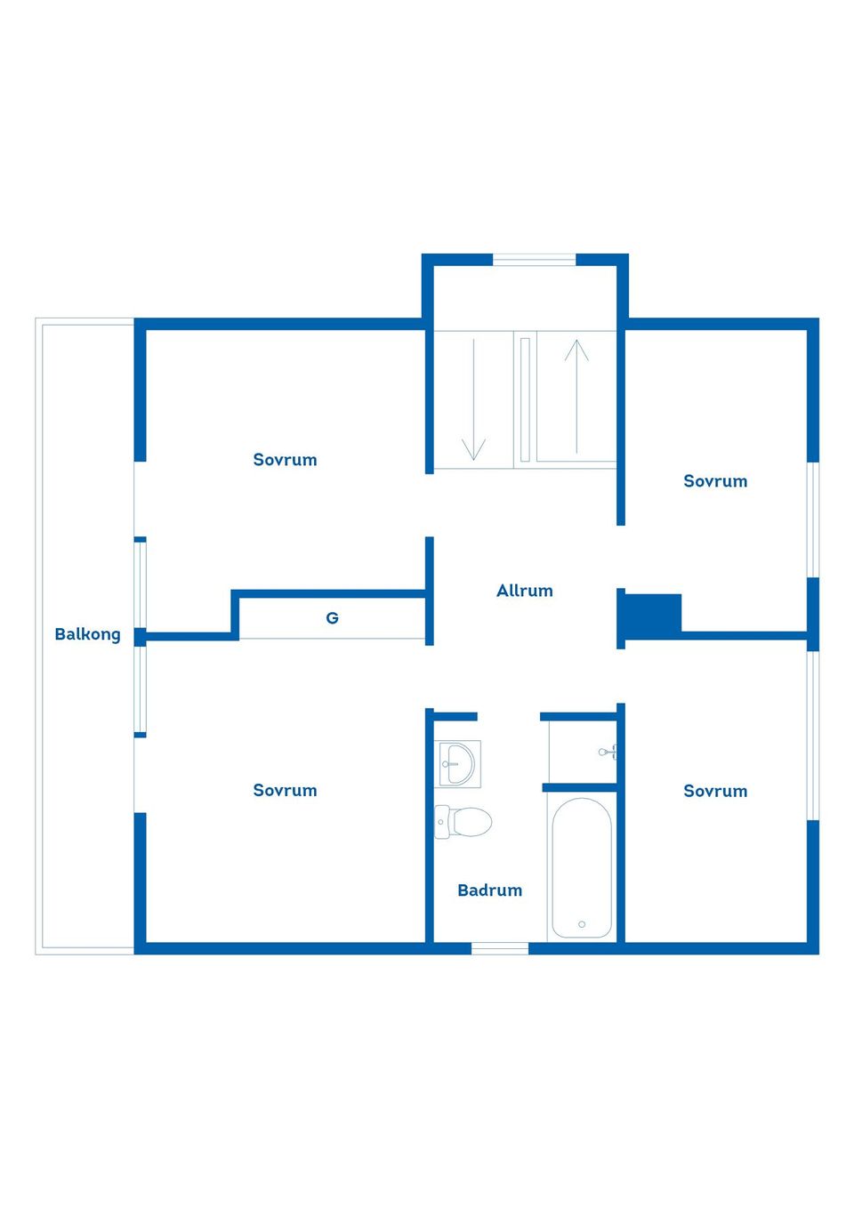 Villa, Solrosvägen 6, Klinten, Osby