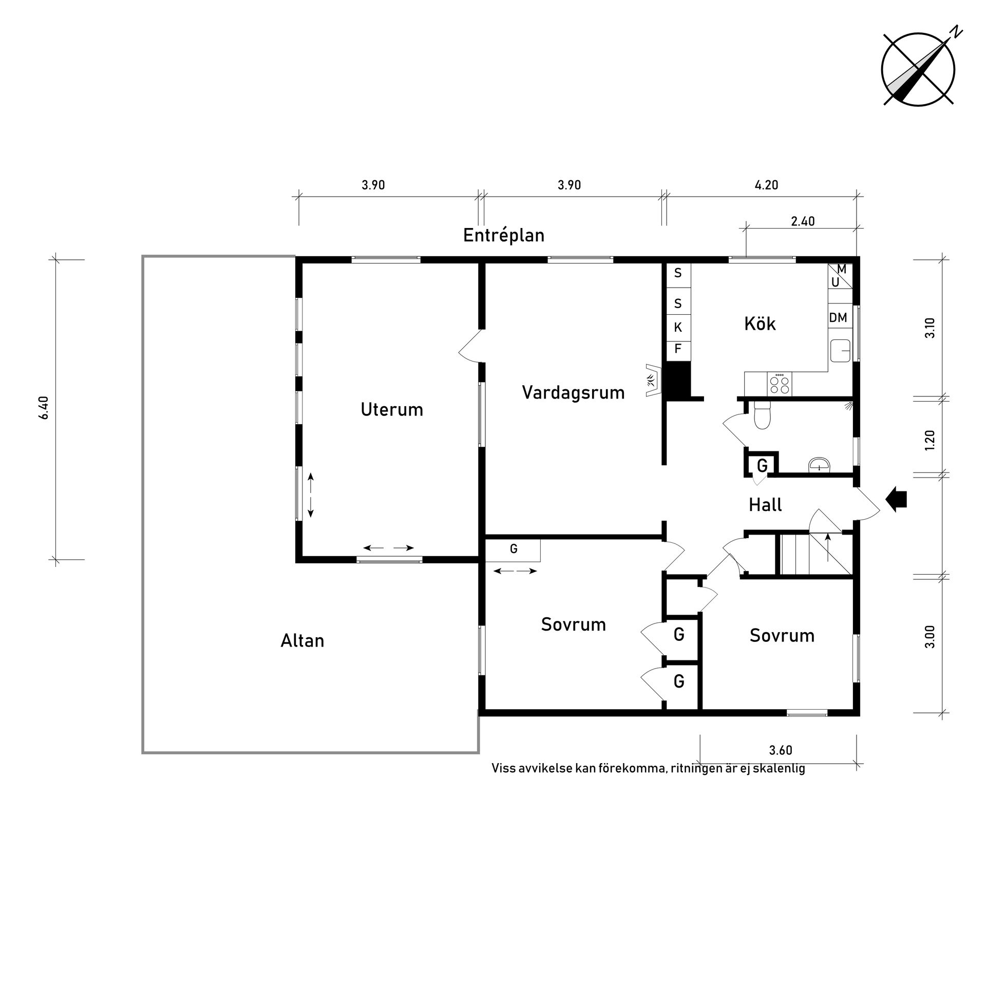 Villa, Gamla prästvägen 9, Furuskog, Partille