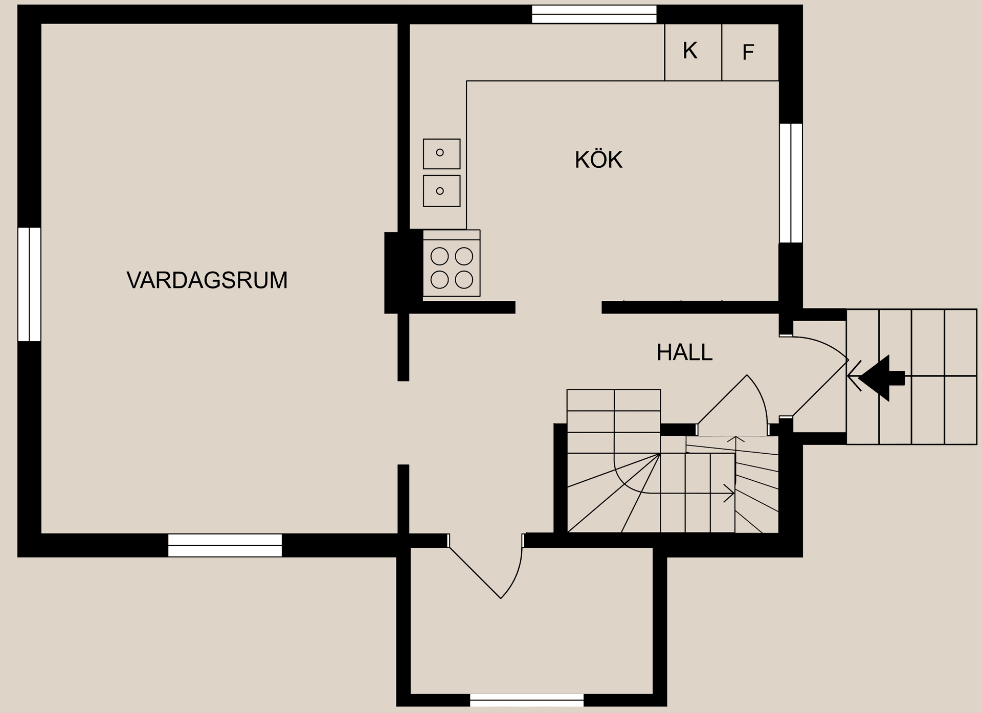 Villa, Torpvägen 24, Pryssgården, Norrköping