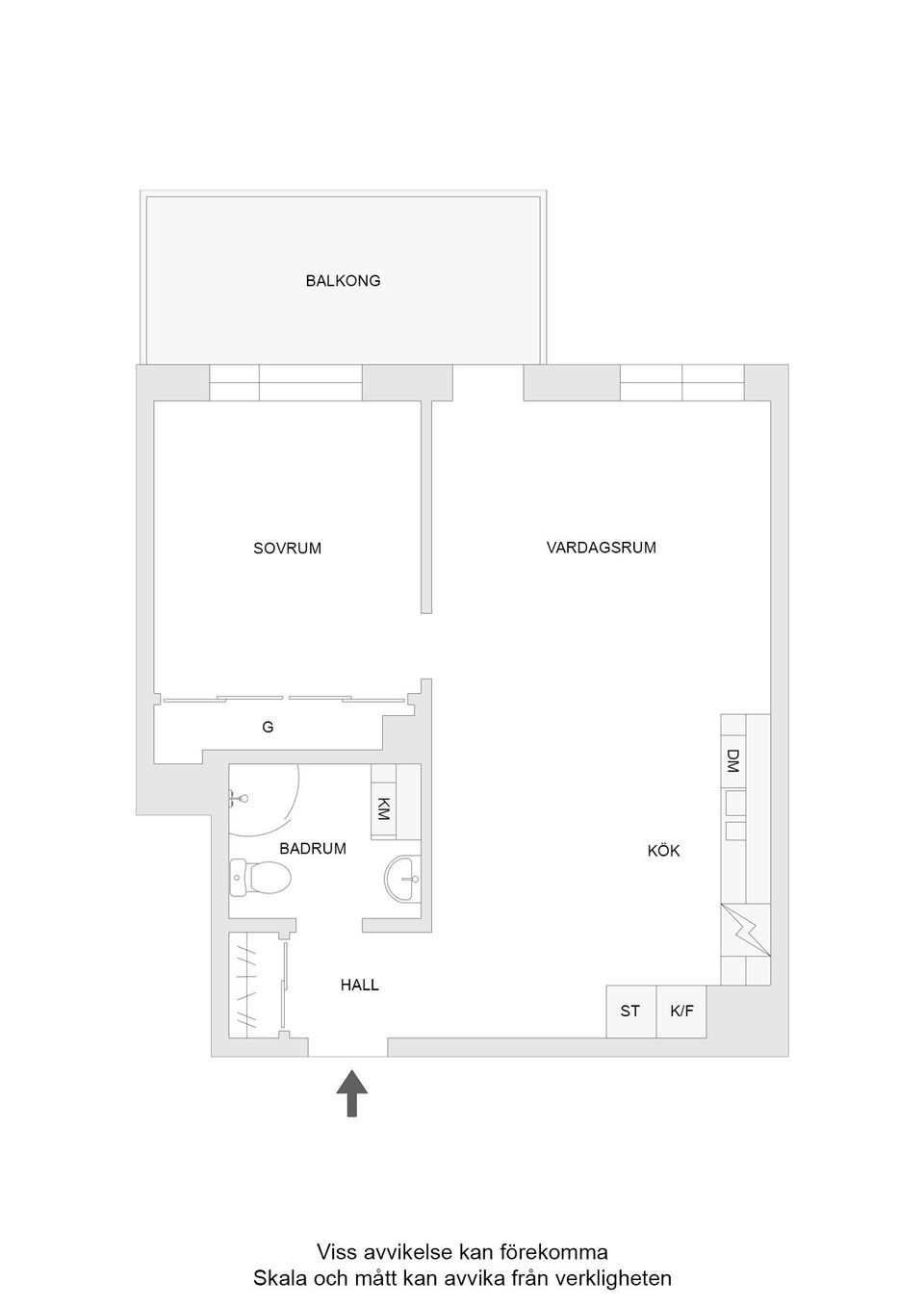 Bostadsrätt, Södra Grev Rosengatan 60B, Örebro