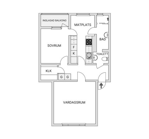 Bostadsrätt, Granitvägen 32A, Tyresö Centrum, Tyresö