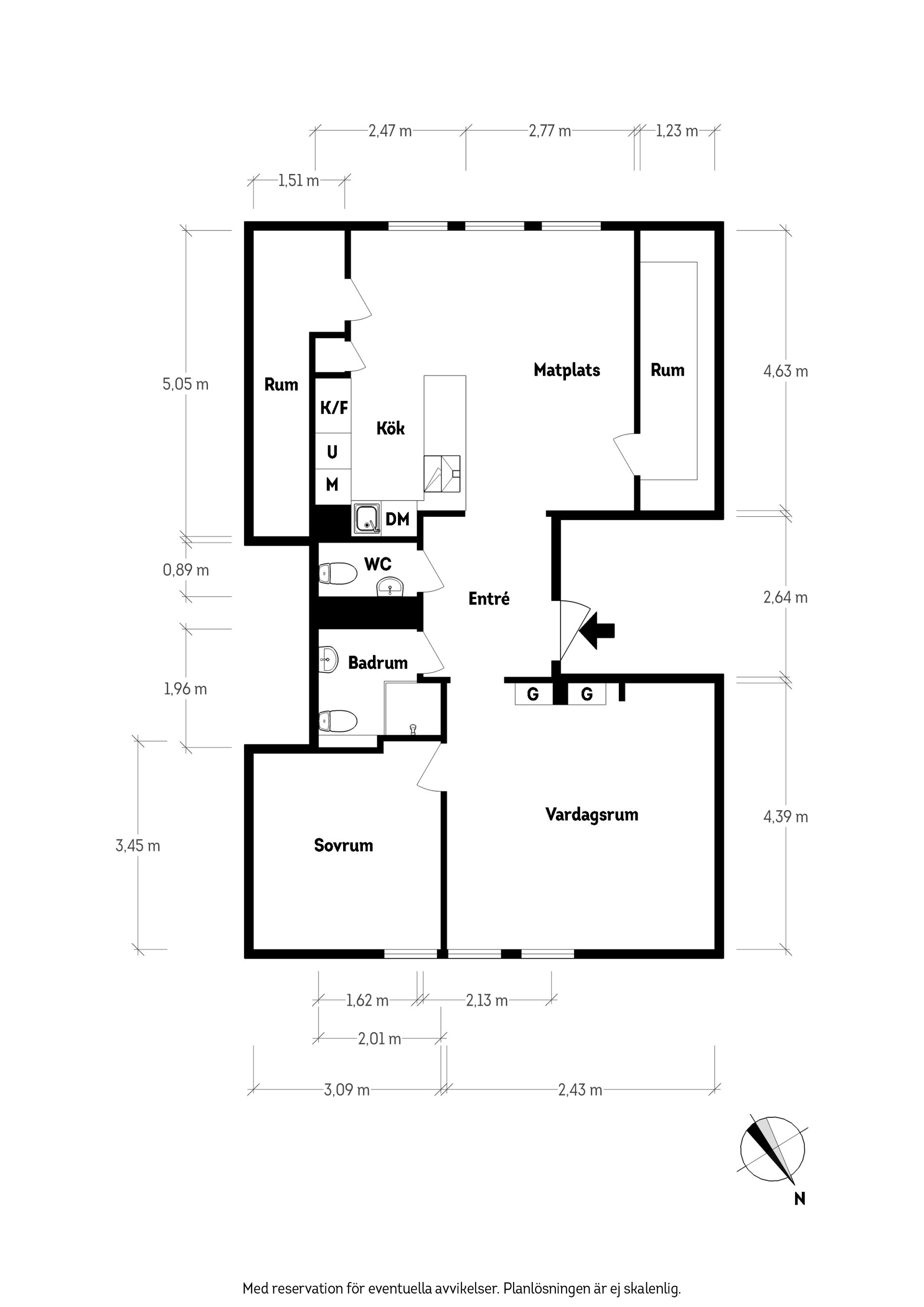Bostadsrätt, Vändgatan 3, Kålltorp, Göteborg