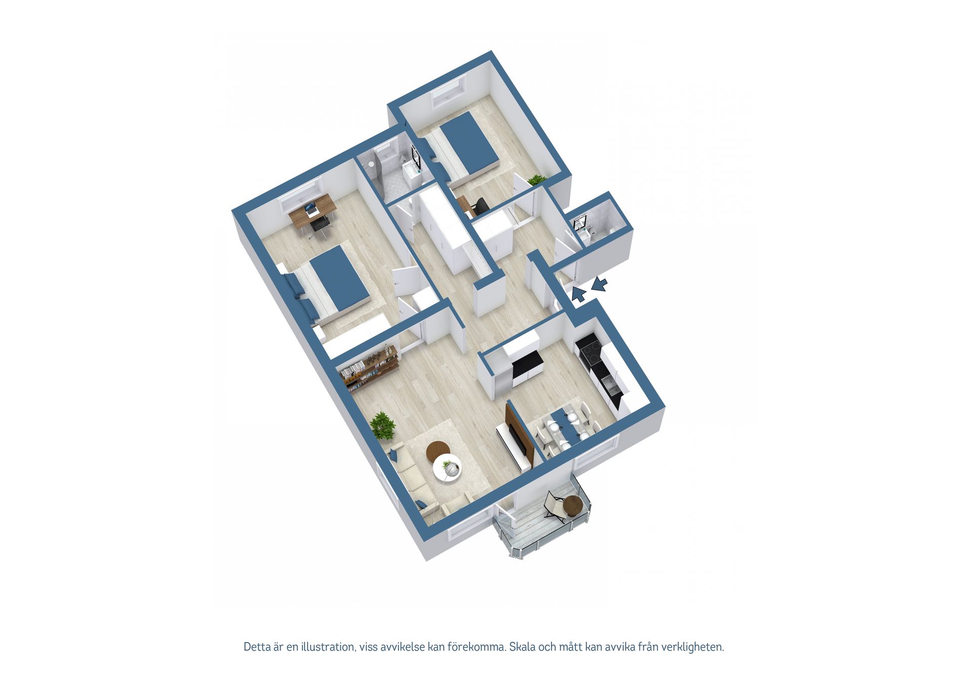 Bostadsrätt, Strömsbergsvägen 4A, Tierp