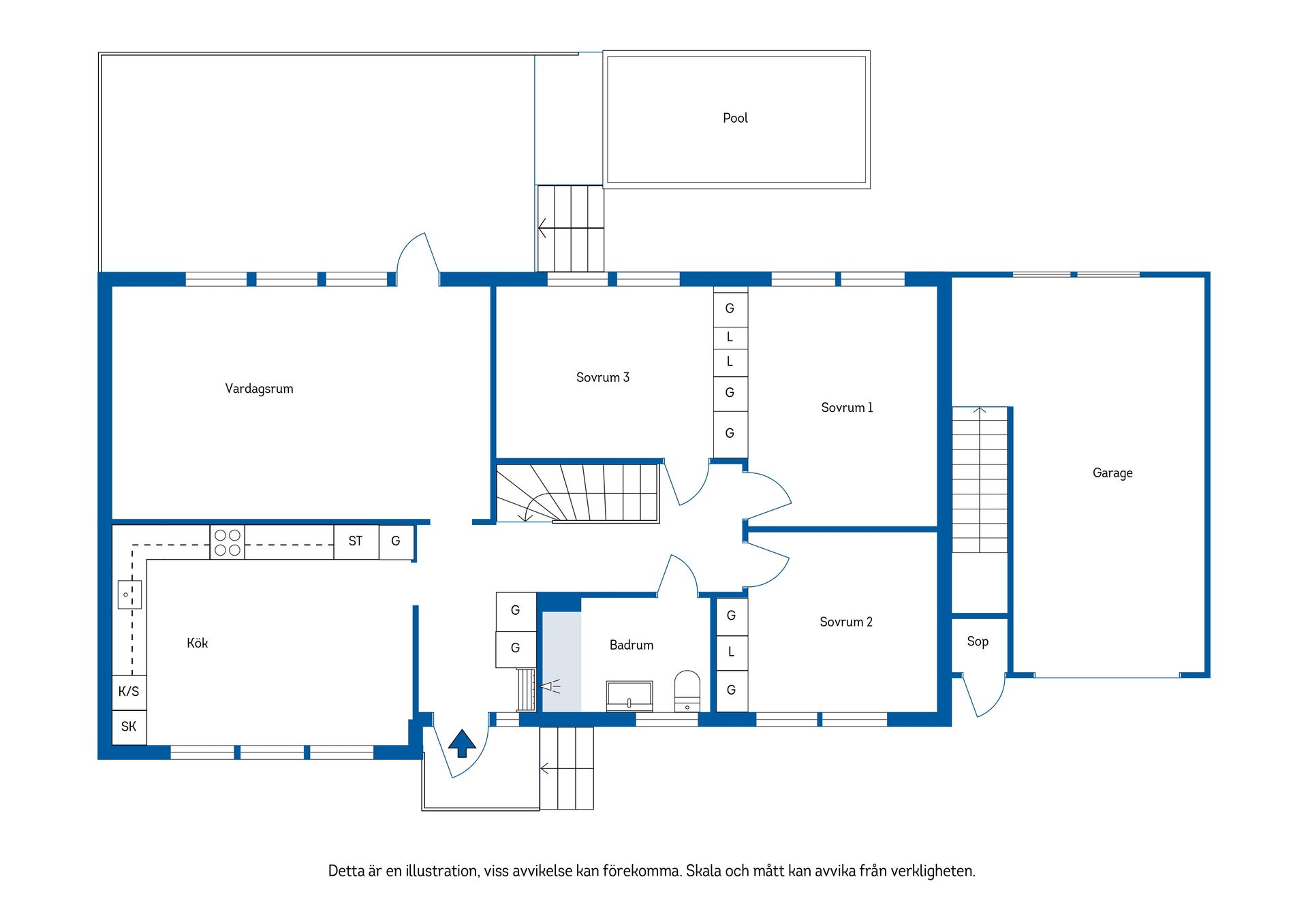 Villa, Trossvägen 6, Alnö, Sundsvall