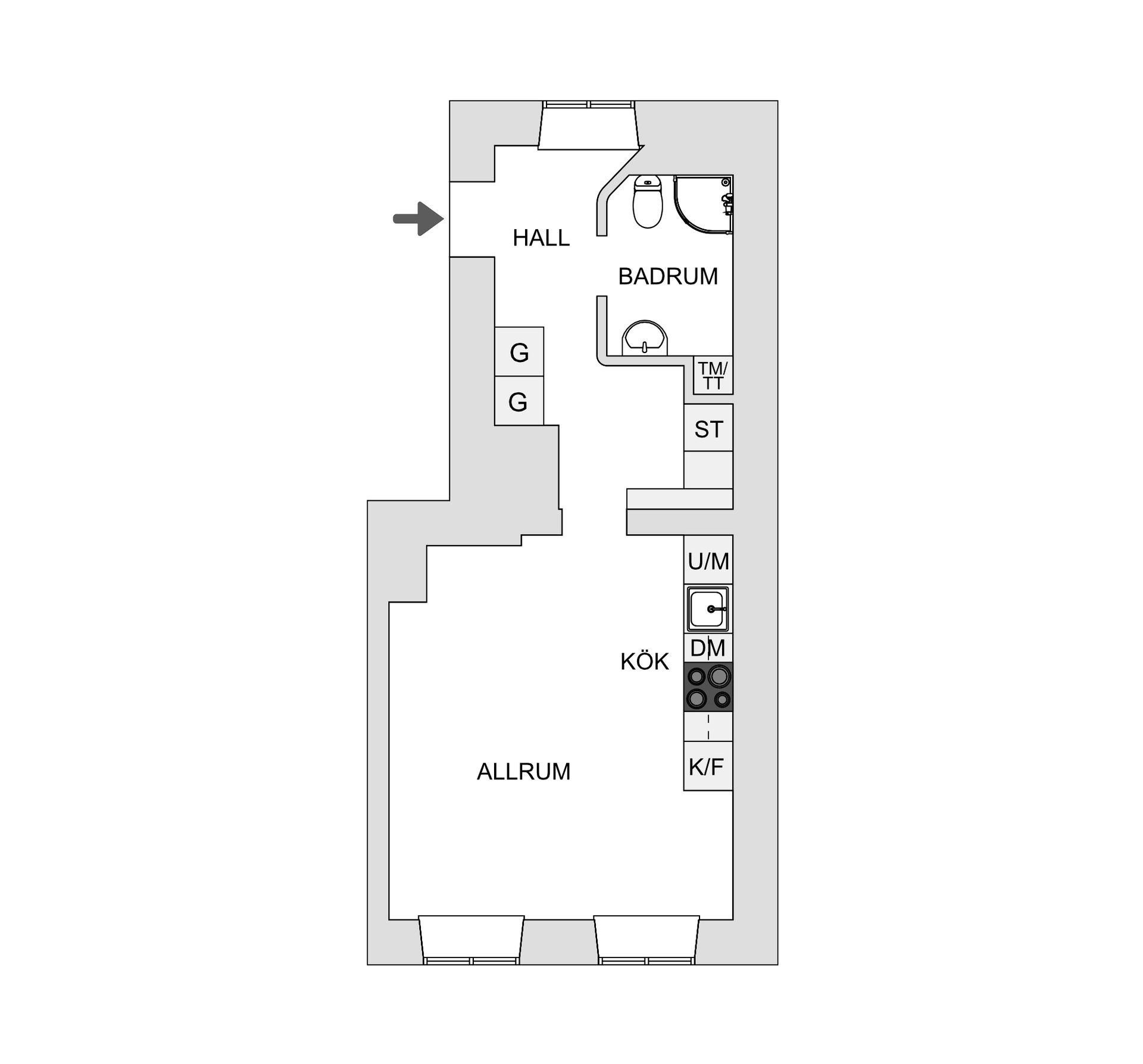 Bostadsrätt, Storgatan 47, Centrala Östersund, Östersund