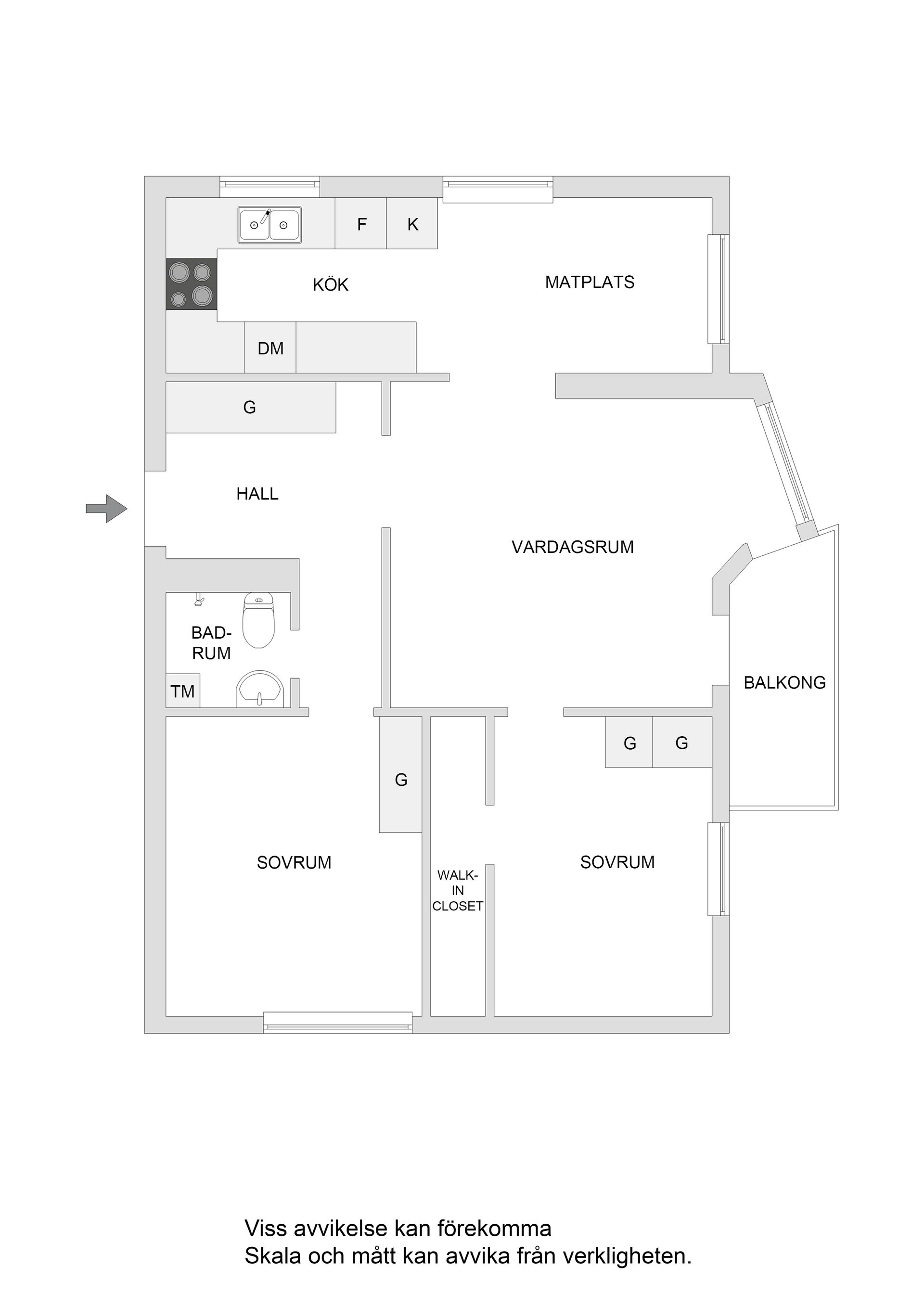 Bostadsrätt, Brattgatan 6C, Uddevalla centrum, Uddevalla