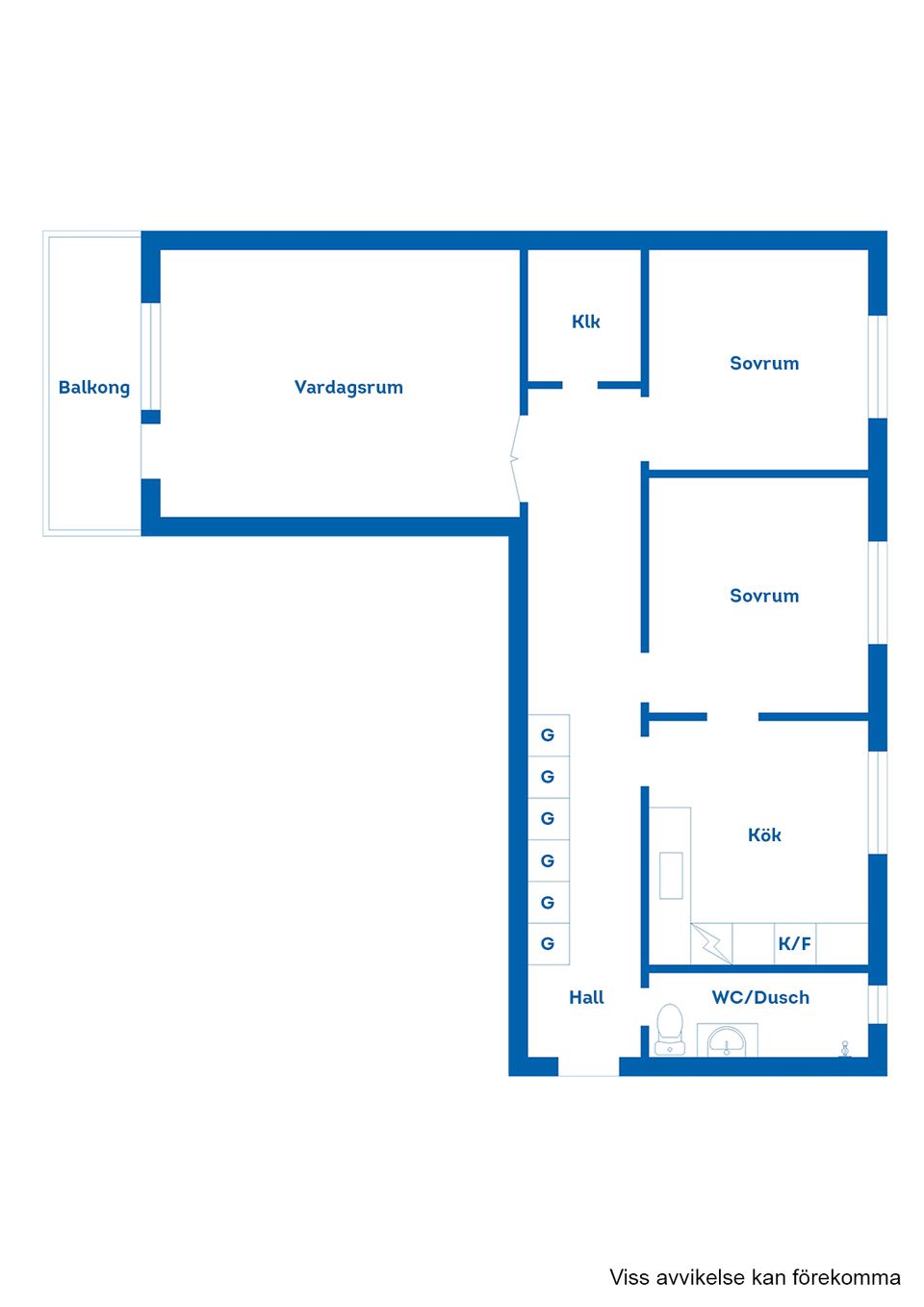 Bostadsrätt, Nygatan 12B, Centralt, Sölvesborg