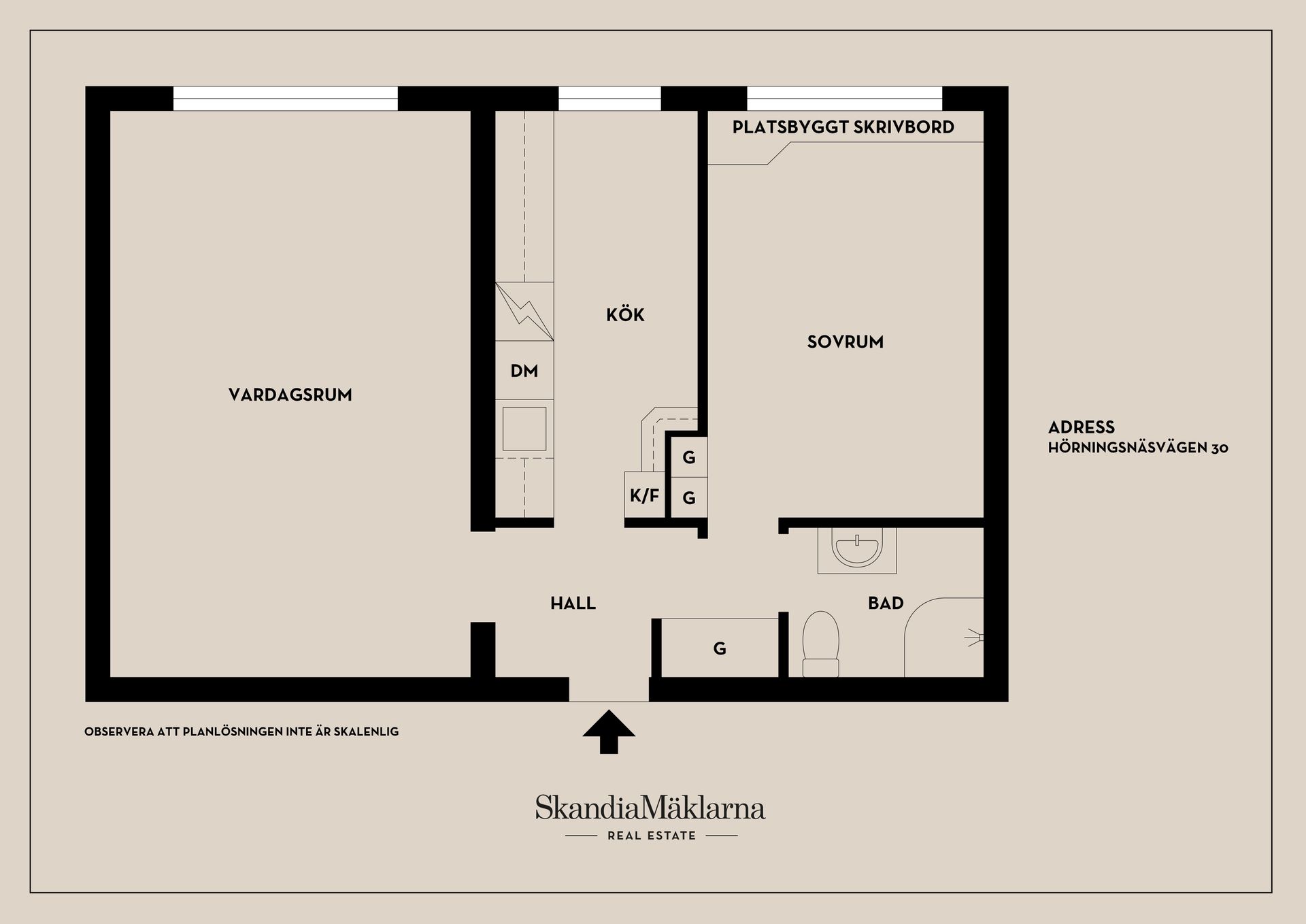 Bostadsrätt, Hörningsnäsvägen 30, Centrala Huddinge, Huddinge