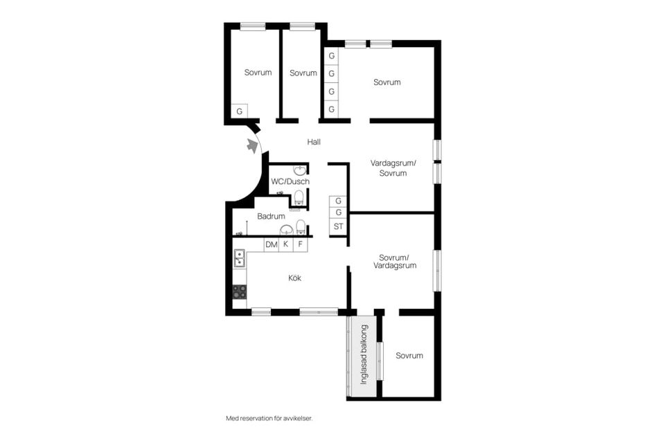 Bostadsrätt, Vallavägen 97, 1 tr, HISS, Centrala Handen, Haninge